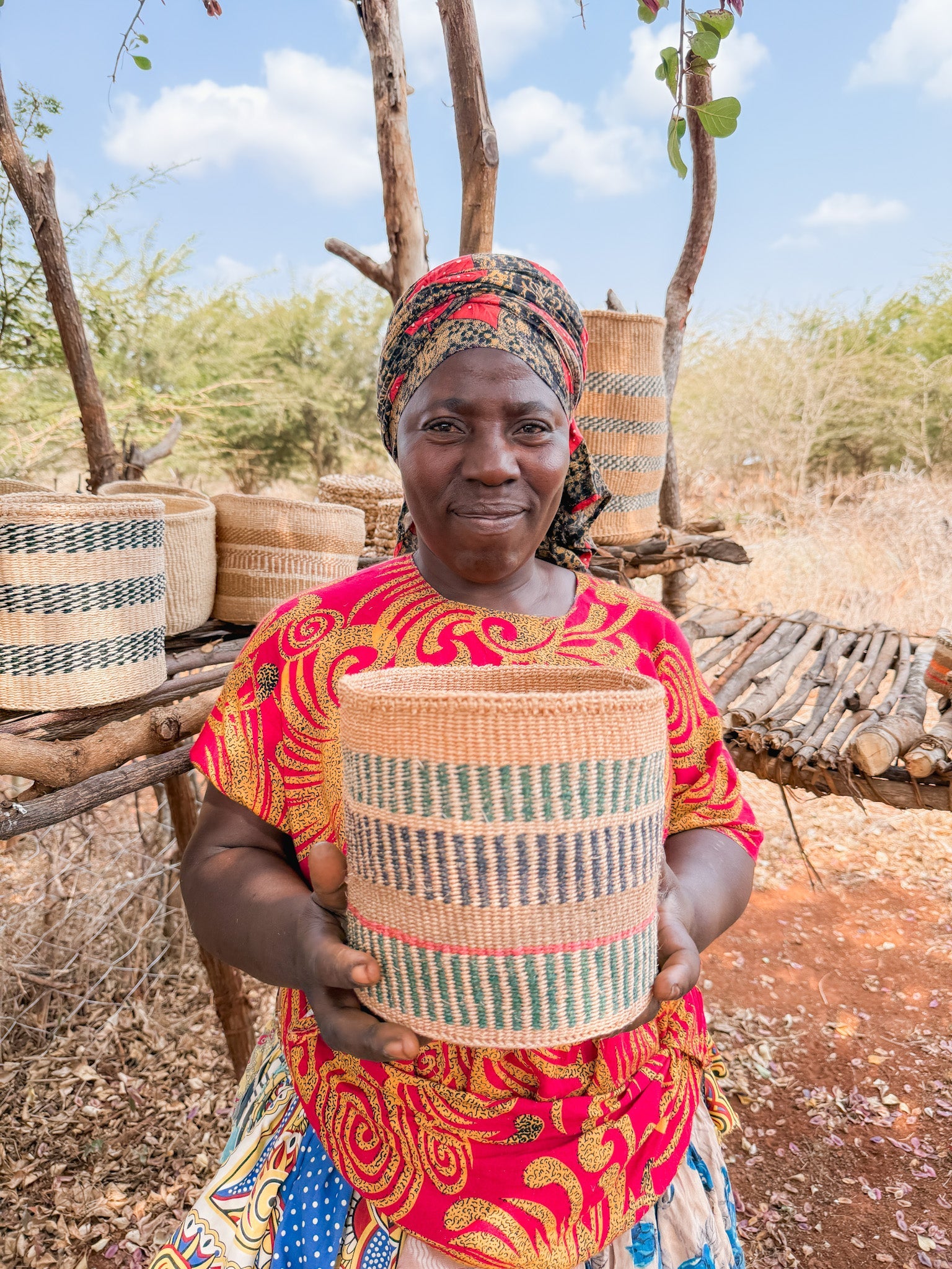 Zawadisha | Sisal Thick Weave Basket Mia na Moja Nne