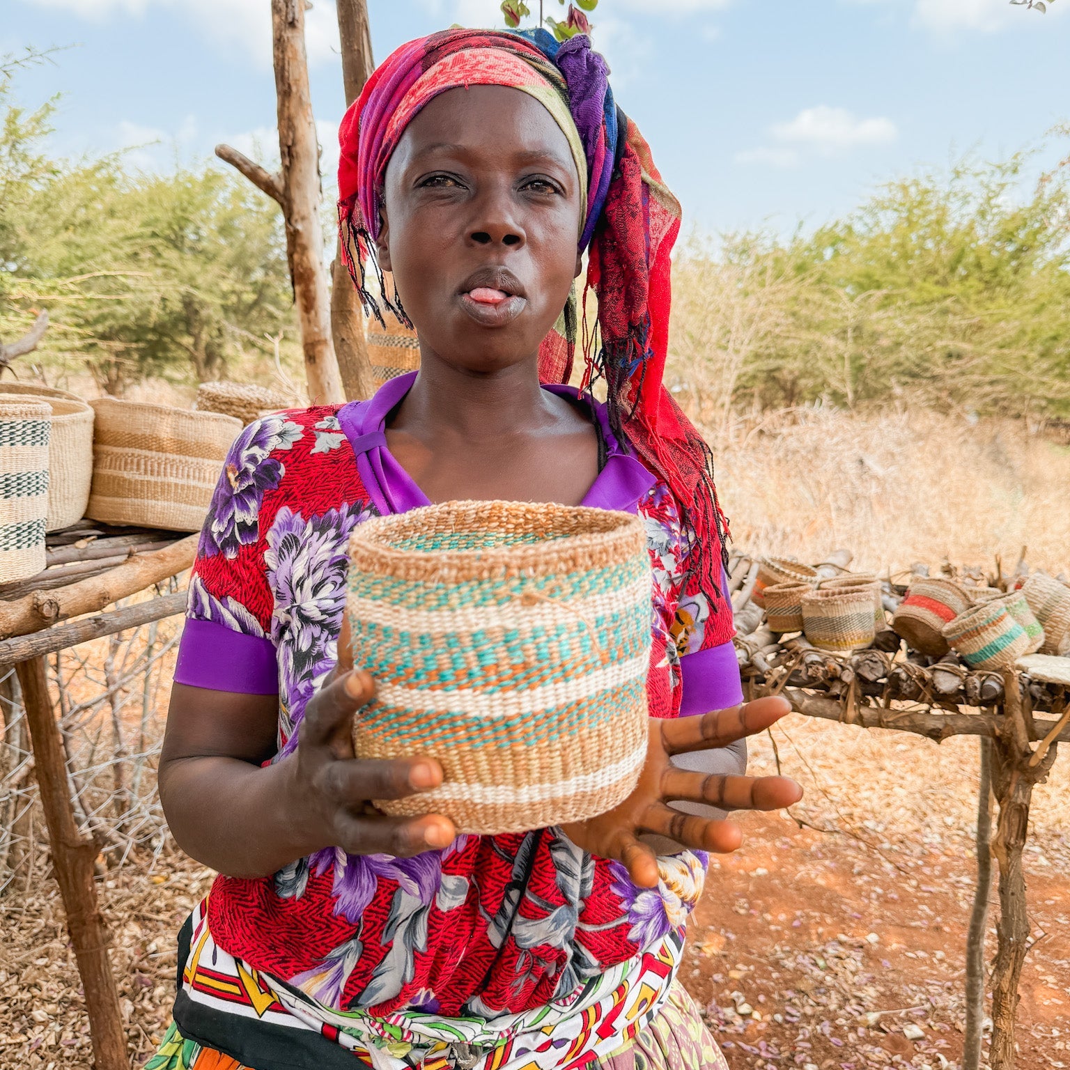 Zawadisha | Sisal Thick Weave Basket Tisini na Nne