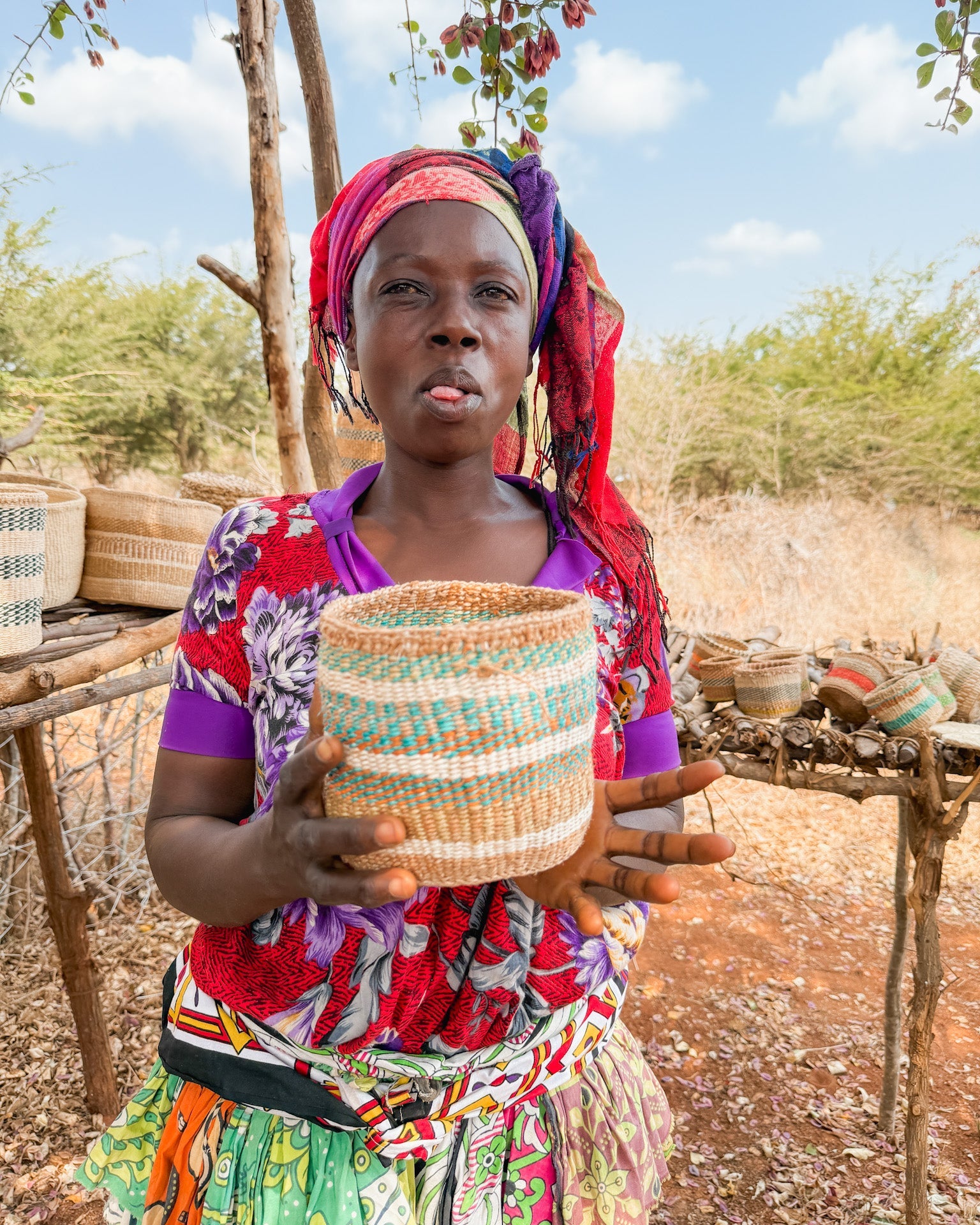 Zawadisha | Sisal Thick Weave Basket Tisini na Nne
