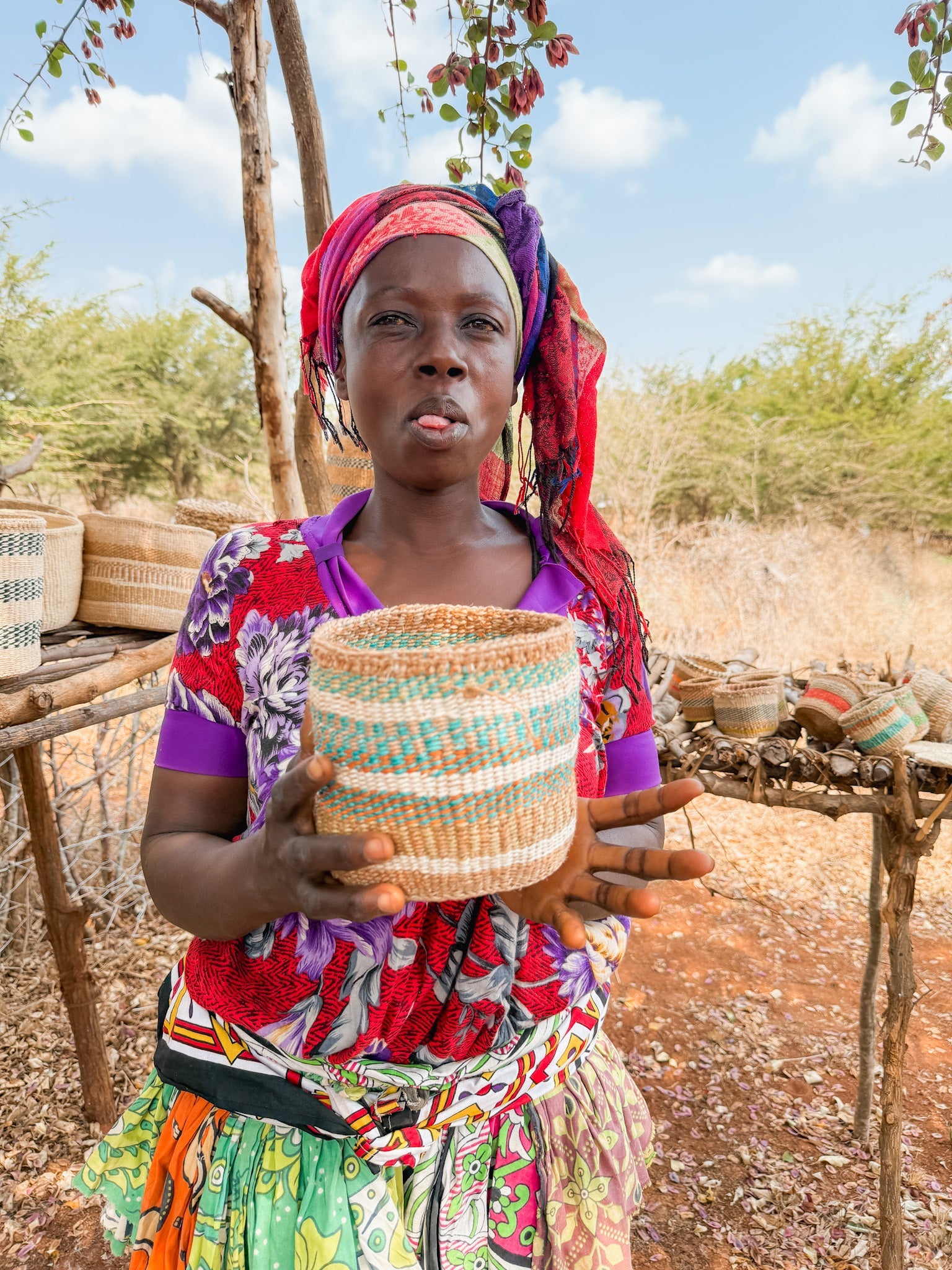Zawadisha | Sisal Thick Weave Basket Tisini na Nne