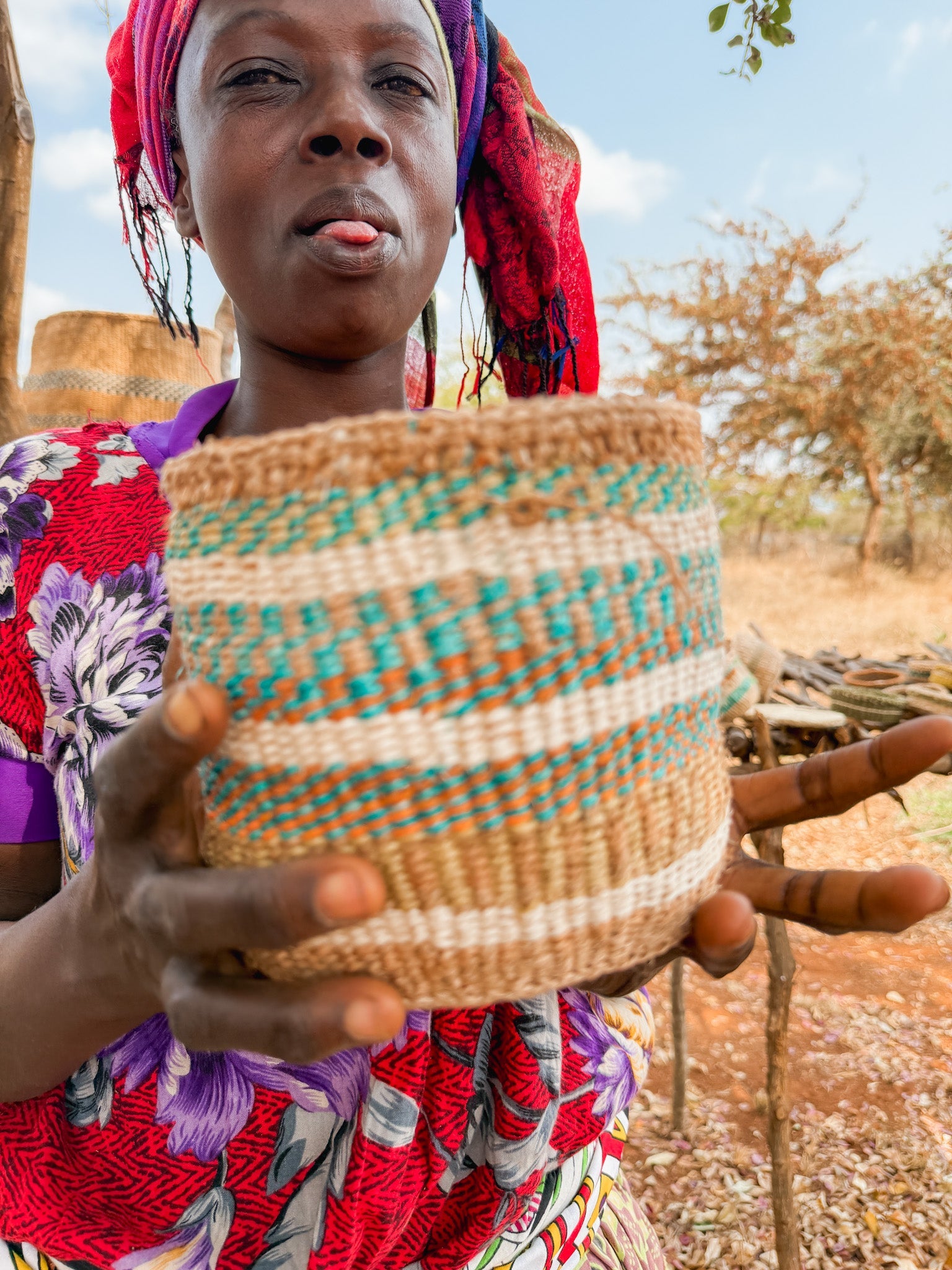 Zawadisha | Sisal Thick Weave Basket Tisini na Nne