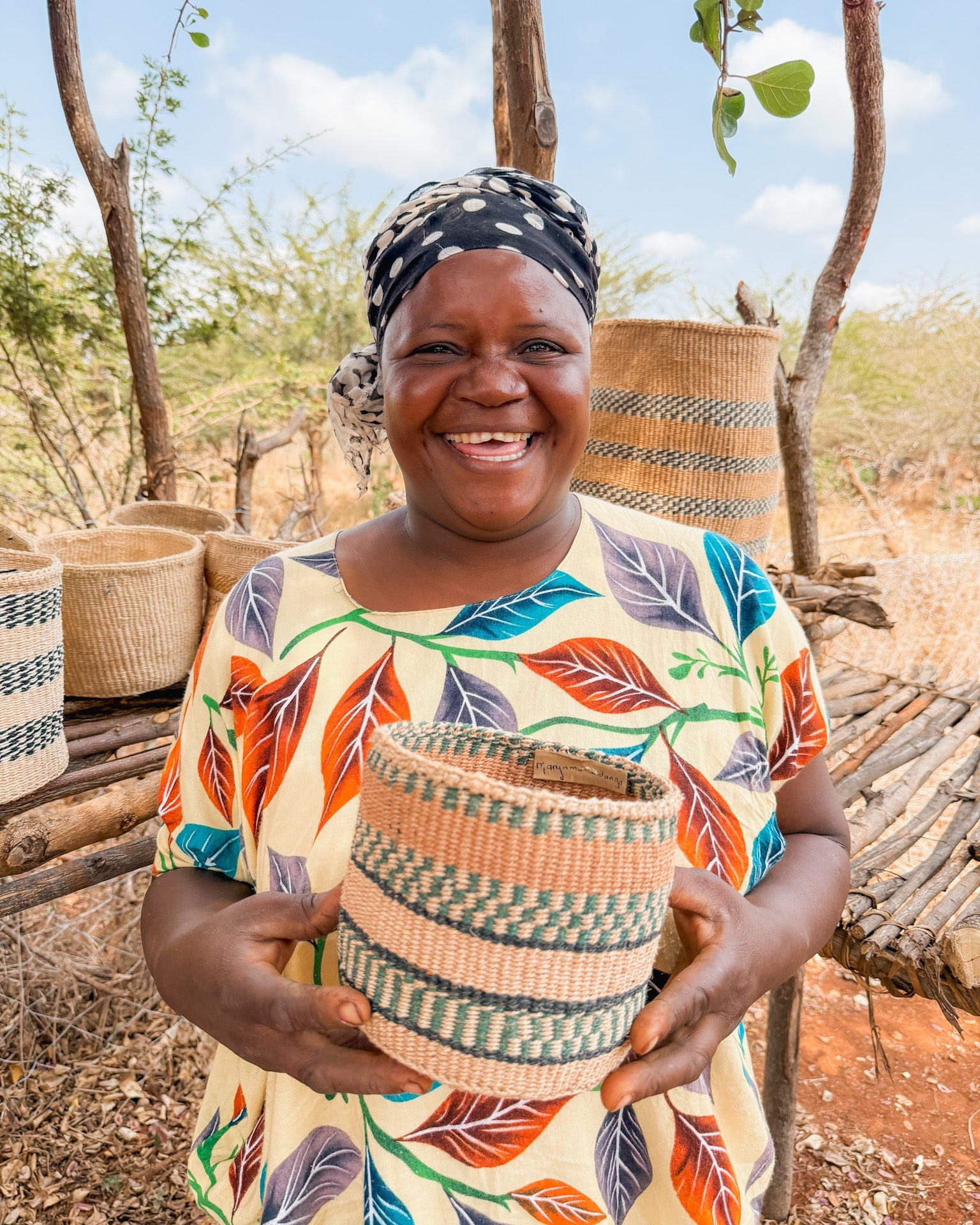Zawadisha | Sisal Thick Weave Basket Tisini na Nane