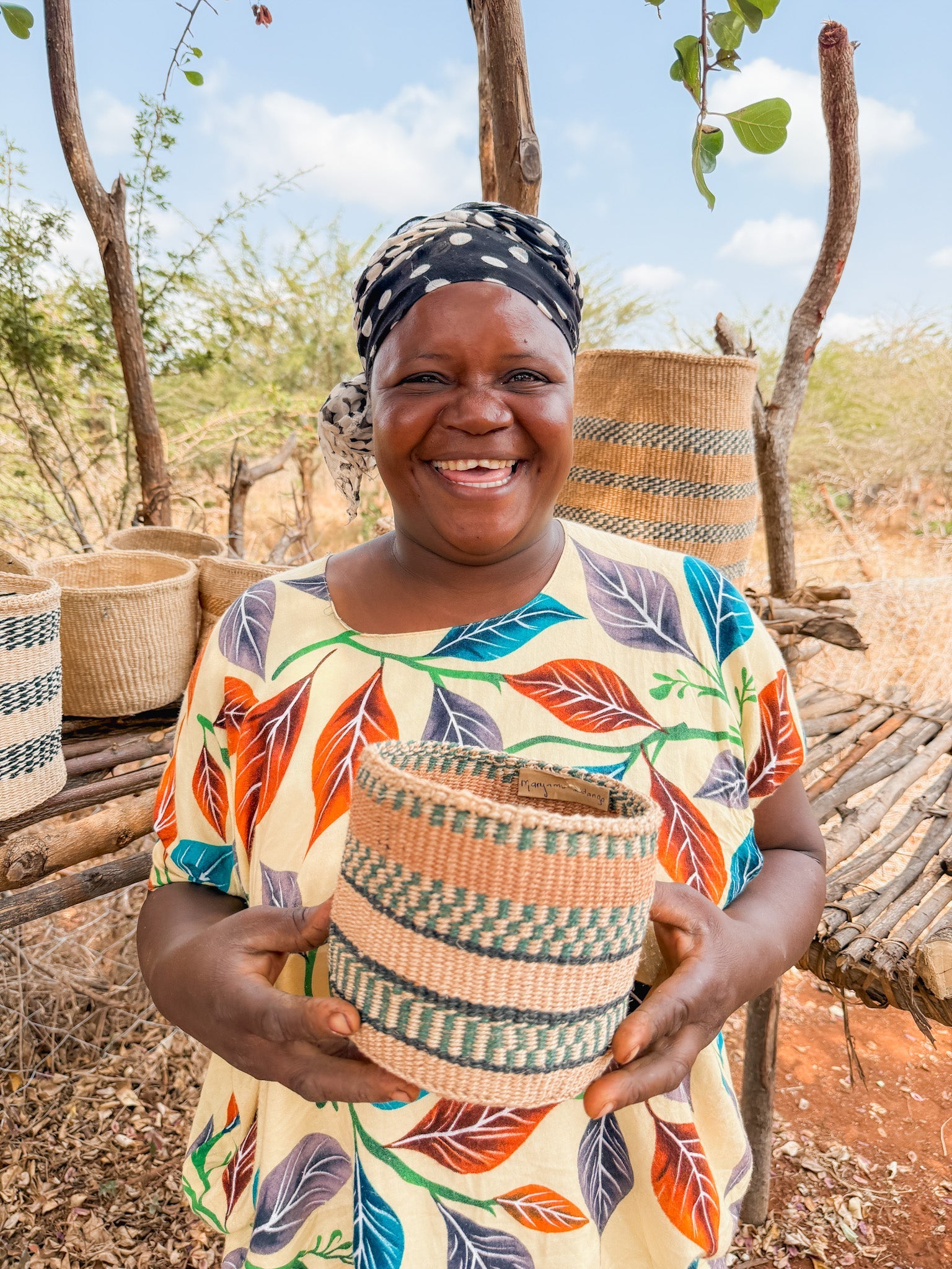 Zawadisha | Sisal Thick Weave Basket Tisini na Nane