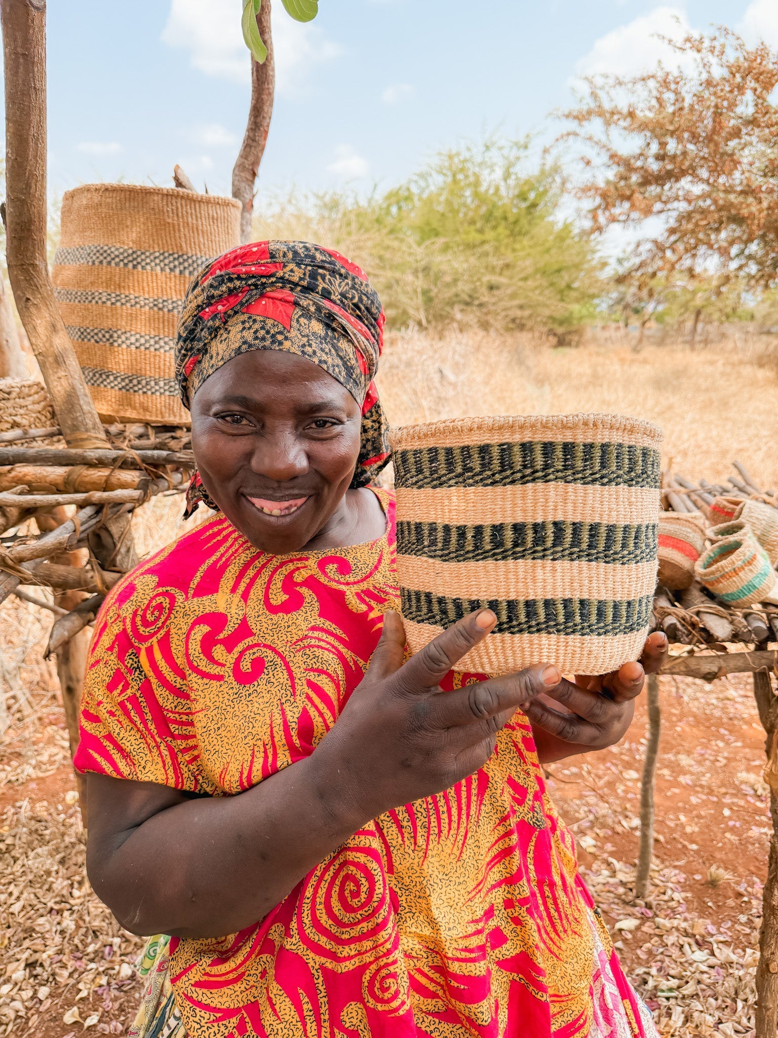 Zawadisha | Sisal Thick Weave Basket Mia na Moja Bili