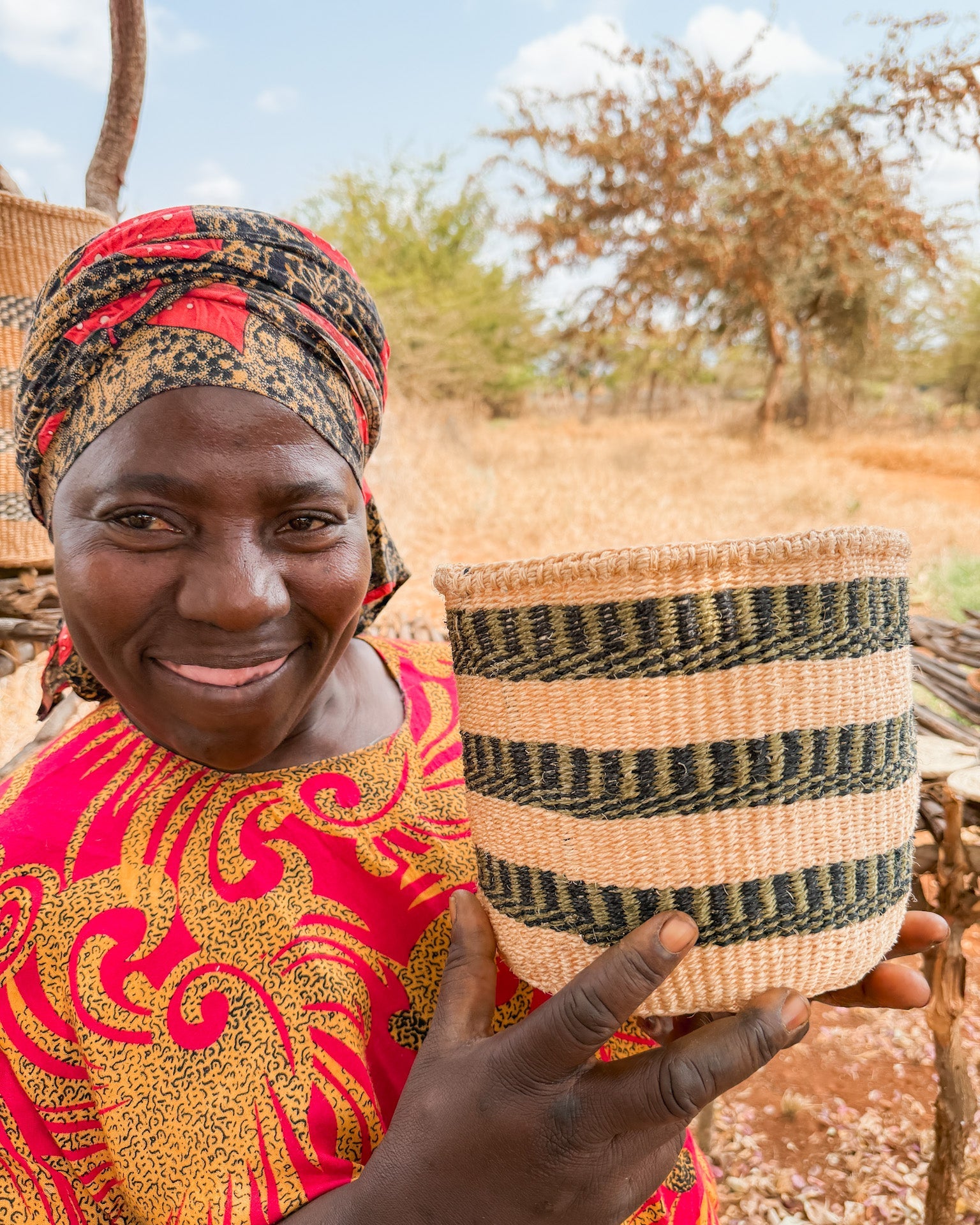 Zawadisha | Sisal Thick Weave Basket Mia na Moja Bili