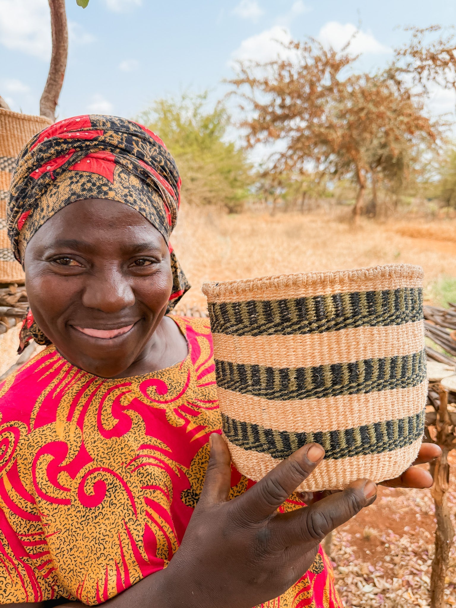 Zawadisha | Sisal Thick Weave Basket Mia na Moja Bili