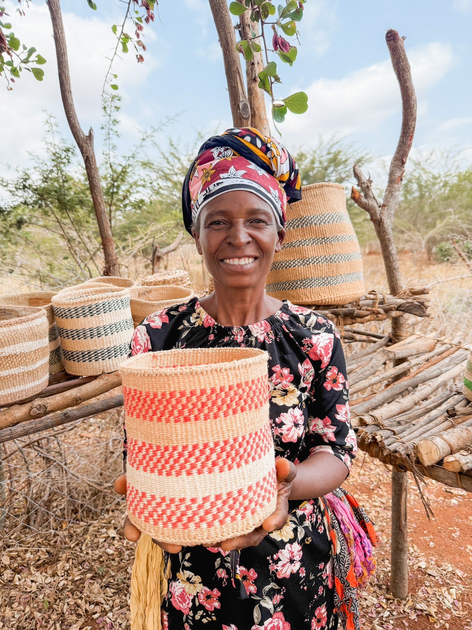 Zawadisha | Sisal Thick Weave Basket Mia na Moja Moja