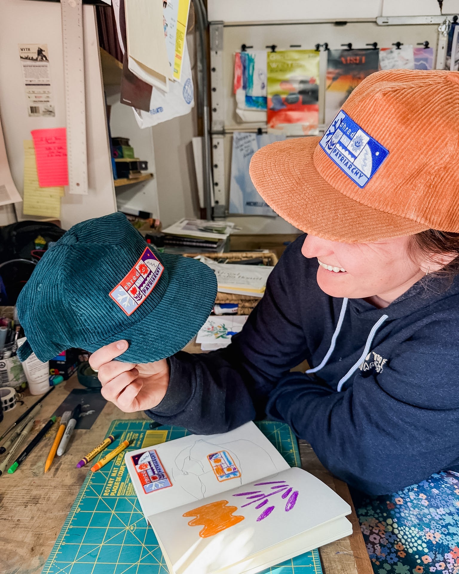 Shred the Patriarchy | Corduroy Field Trip Hat