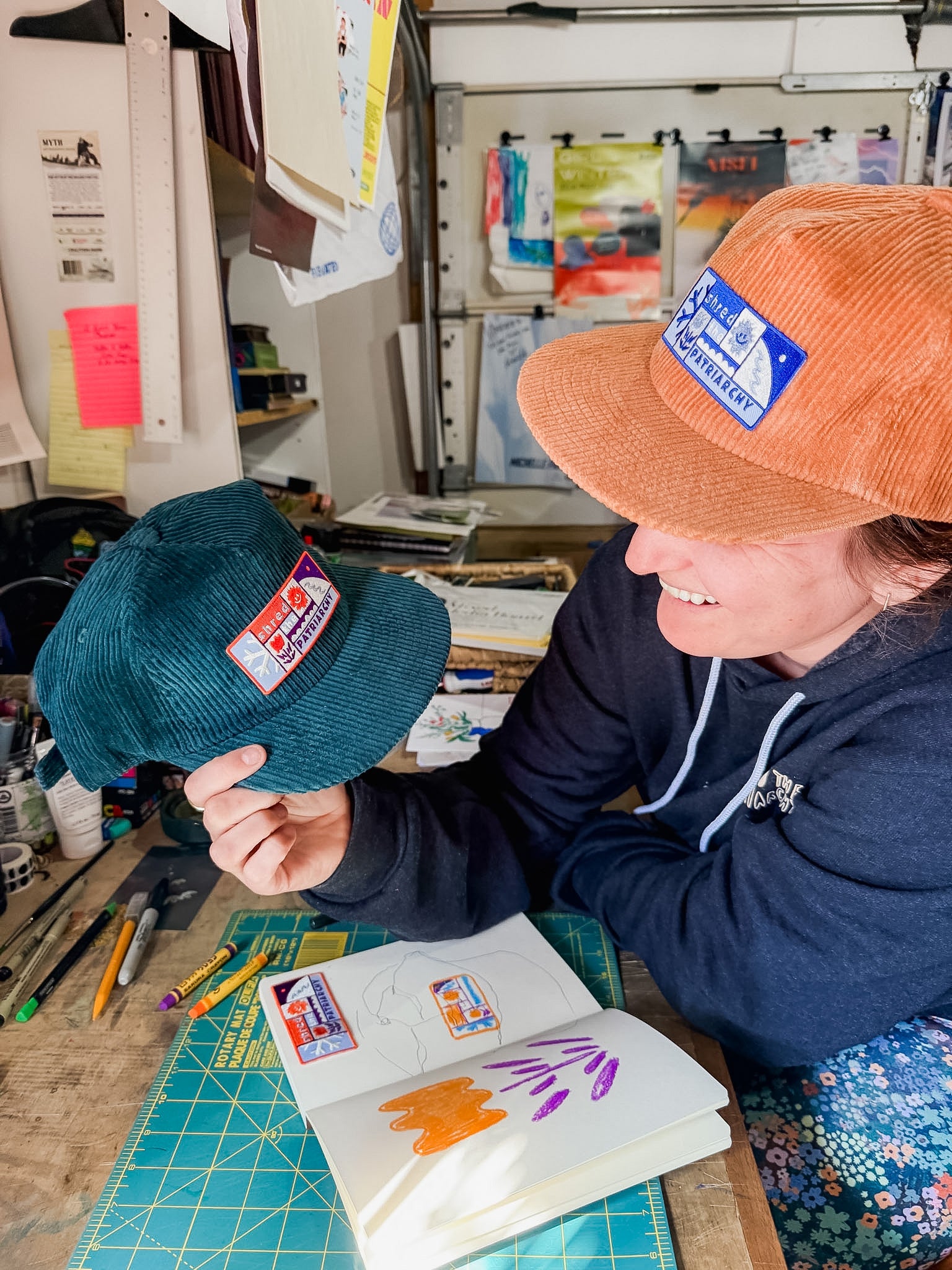 Shred the Patriarchy | Corduroy Field Trip Hat