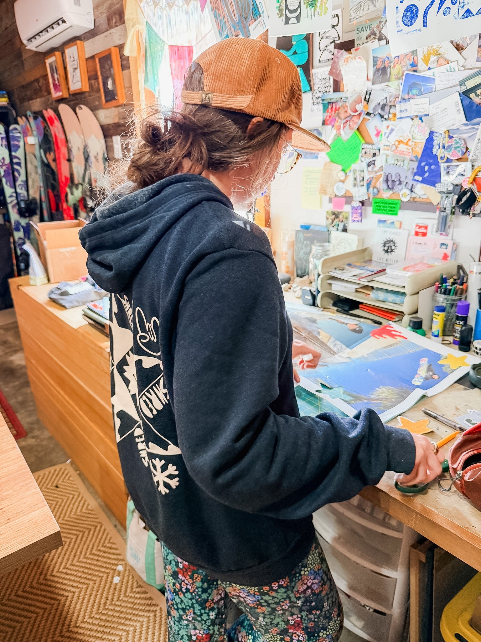 Shred the Patriarchy Hoodie | Sand Quilt