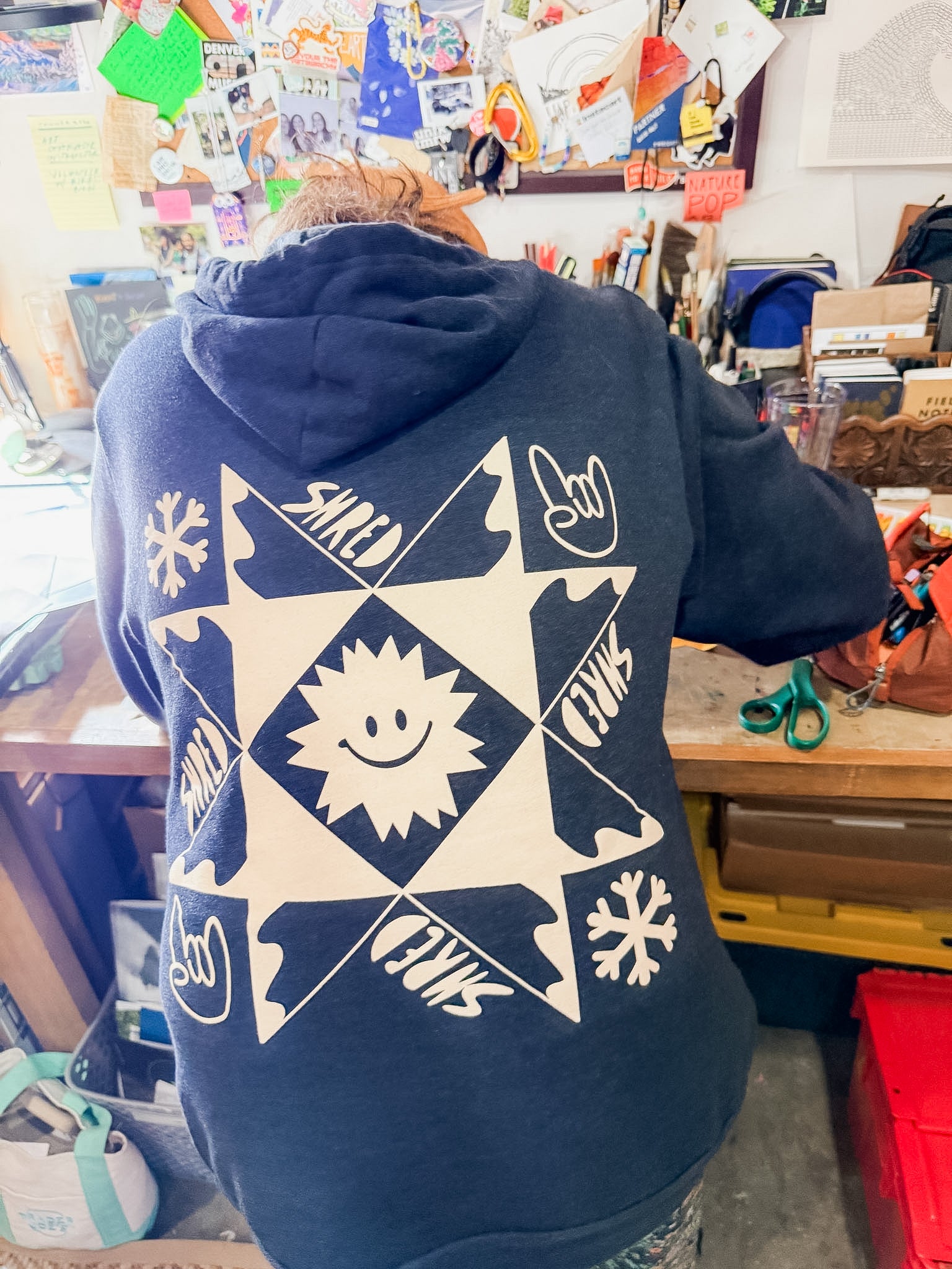 Shred the Patriarchy Hoodie | Sand Quilt