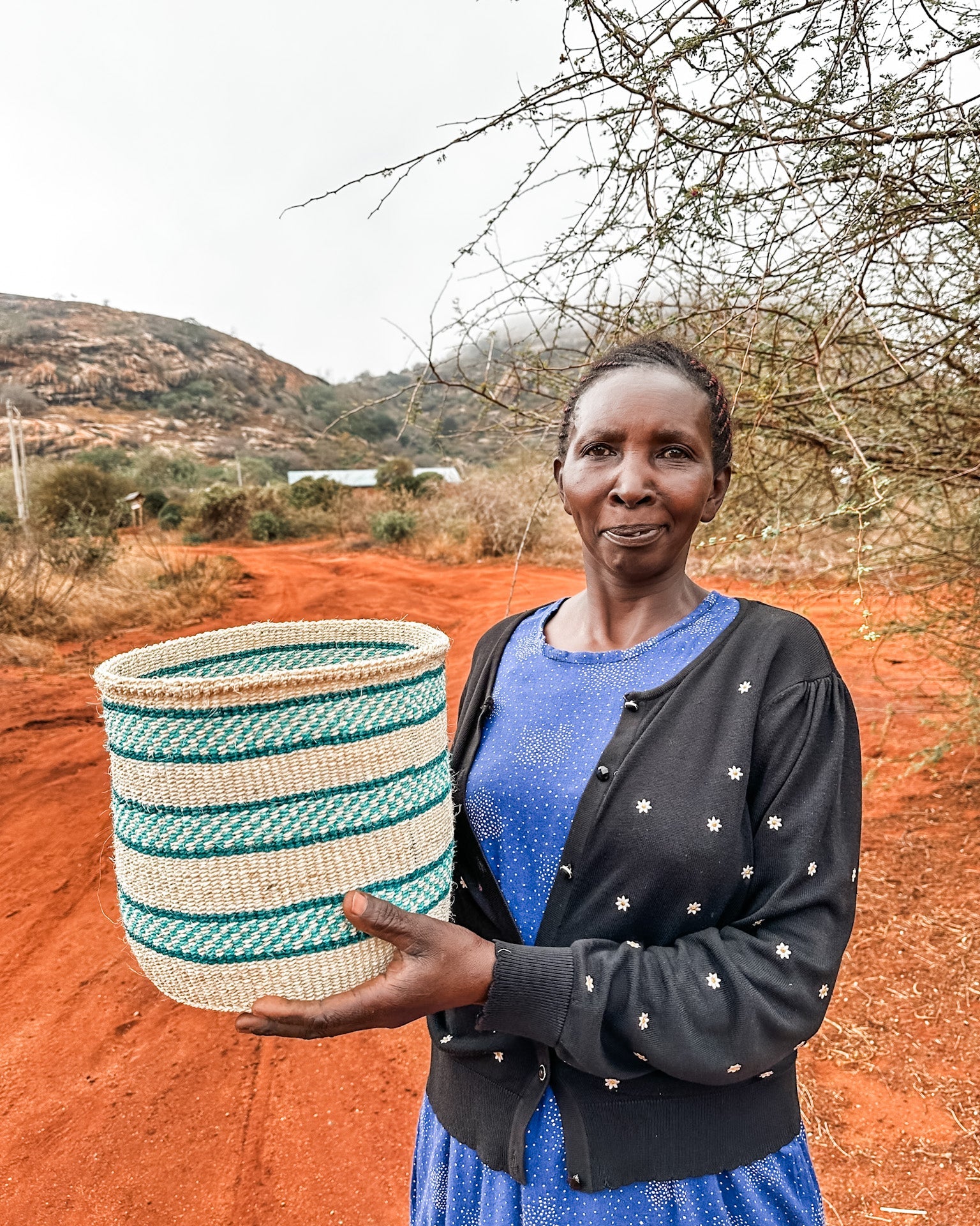 Zawadisha Sisal Thick Weave Basket | Sabini na Tano