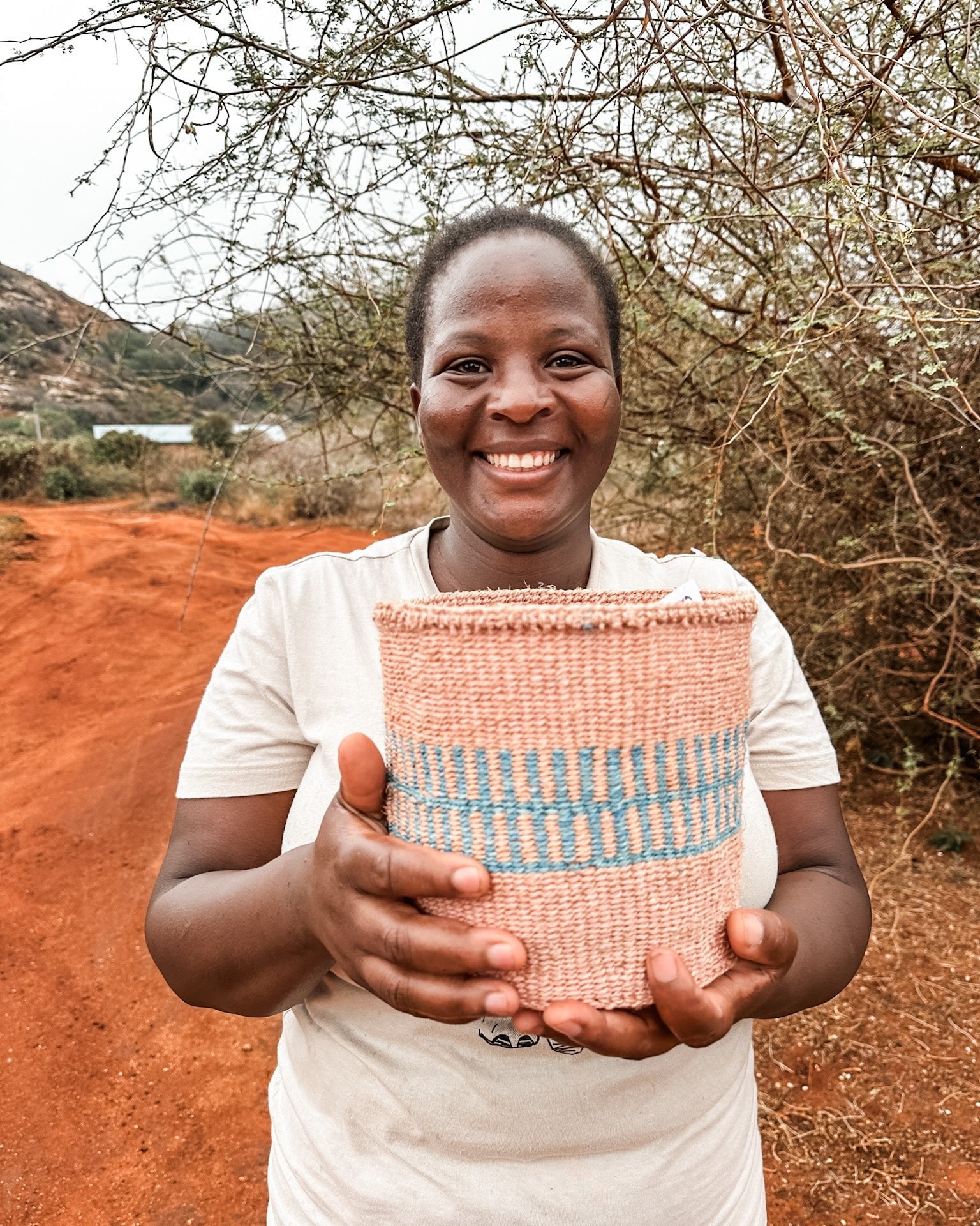 Zawadisha Sisal Thick Weave Basket | Themanini na Mbili
