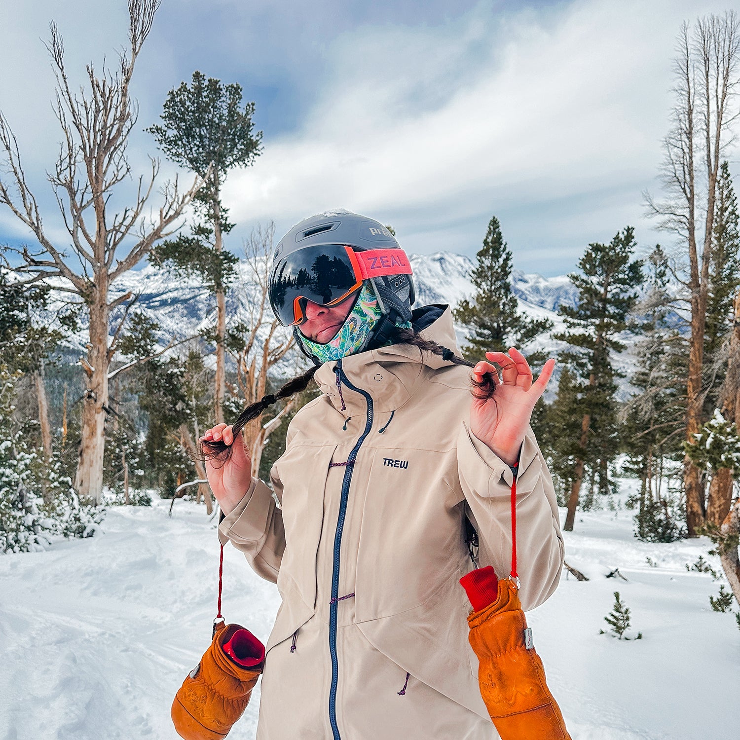 Coalition x Kula Cloth Rapunzel Fleece Lined Neck Gaiter | It's A Jungle Out There