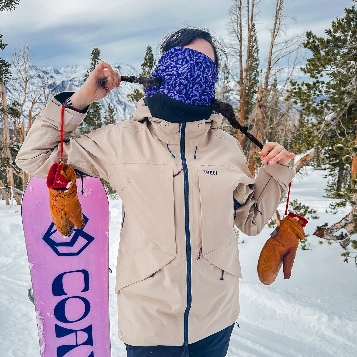 Coalition x Kula Cloth Rapunzel Fleece Lined Neck Gaiter | Lost In Space