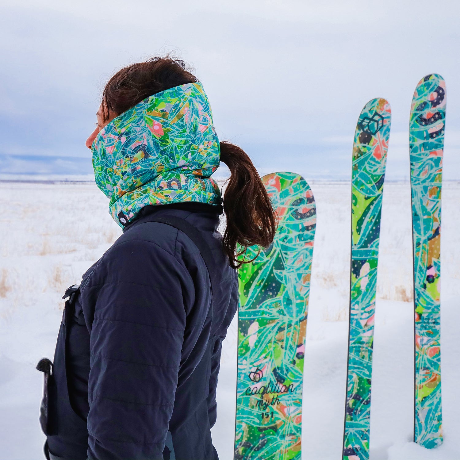 Coalition x Kula Cloth Rapunzel Fleece Lined Neck Gaiter | It's A Jungle Out There