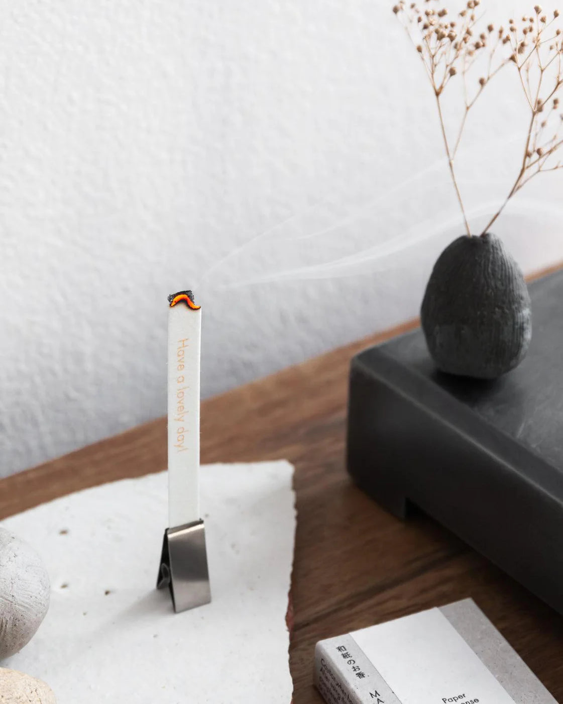 HA KO Washi Paper Incense Strips | Elegant Agarwood