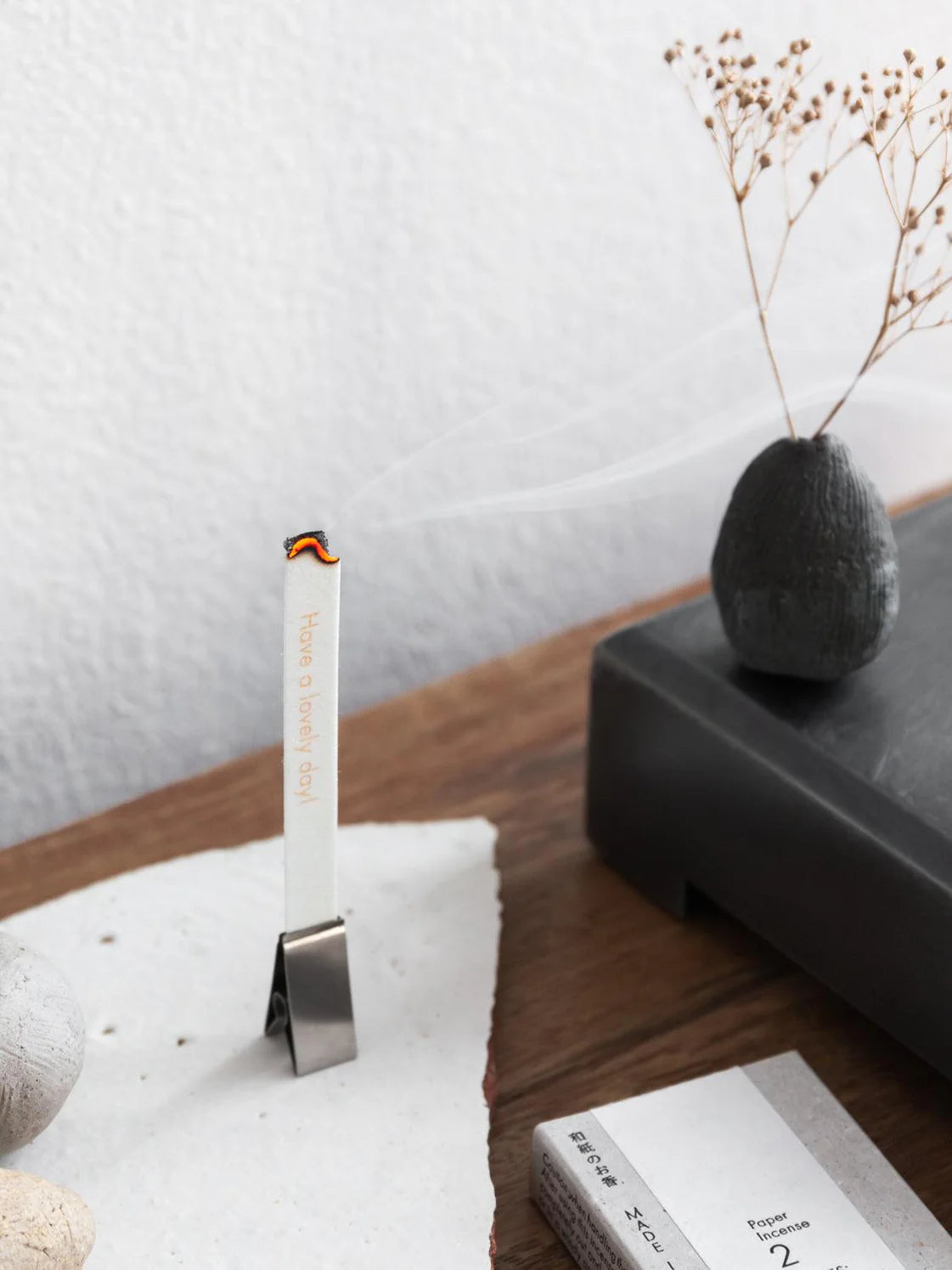 HA KO Washi Paper Incense Strips | Elegant Agarwood