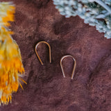 Crooked Trails Silver | Handcrafted Gold Filled Mini Arches Earrings
