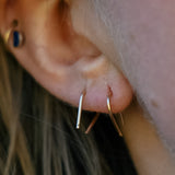 Crooked Trails Silver | Handcrafted Gold Filled Mini Arches Earrings