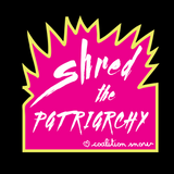 Shred the Patriarchy Crewneck Sweatshirt | Black