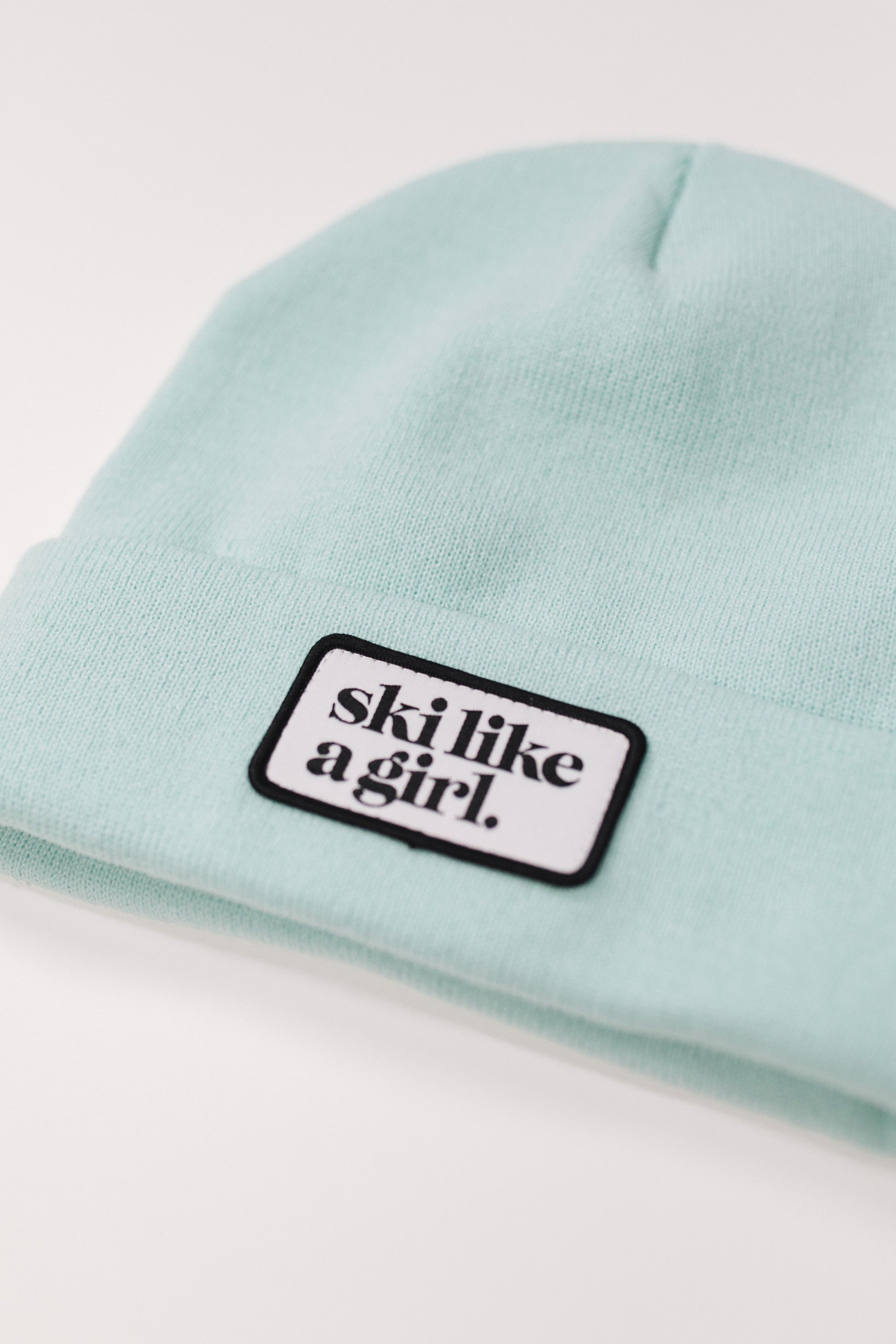 Ski Like A Girl | Arctic Patch Beanie