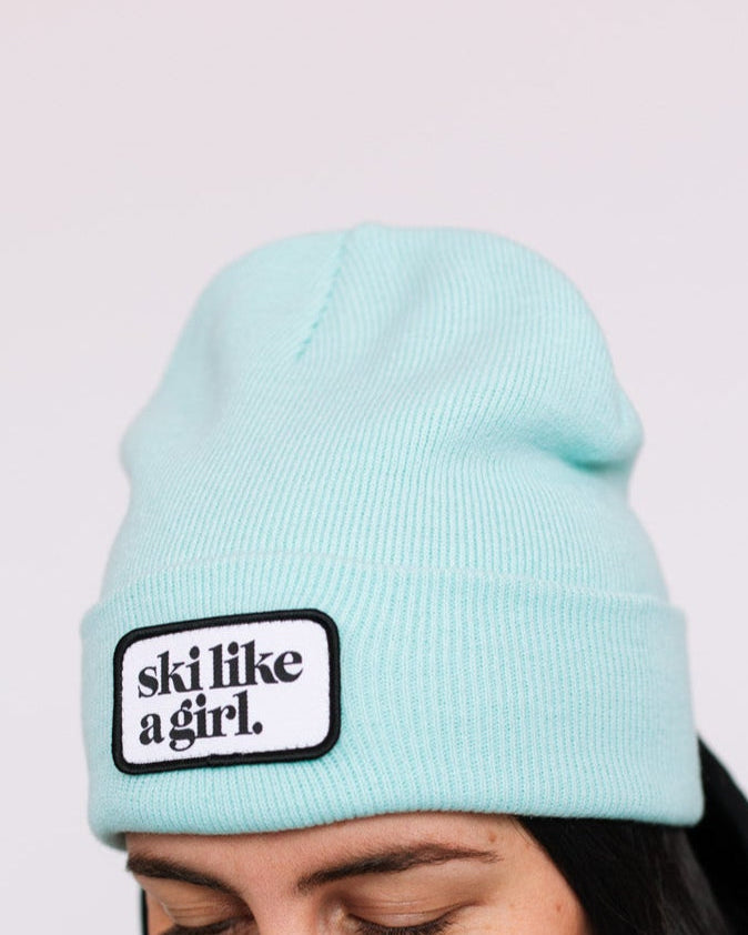 Ski Like A Girl | Arctic Patch Beanie