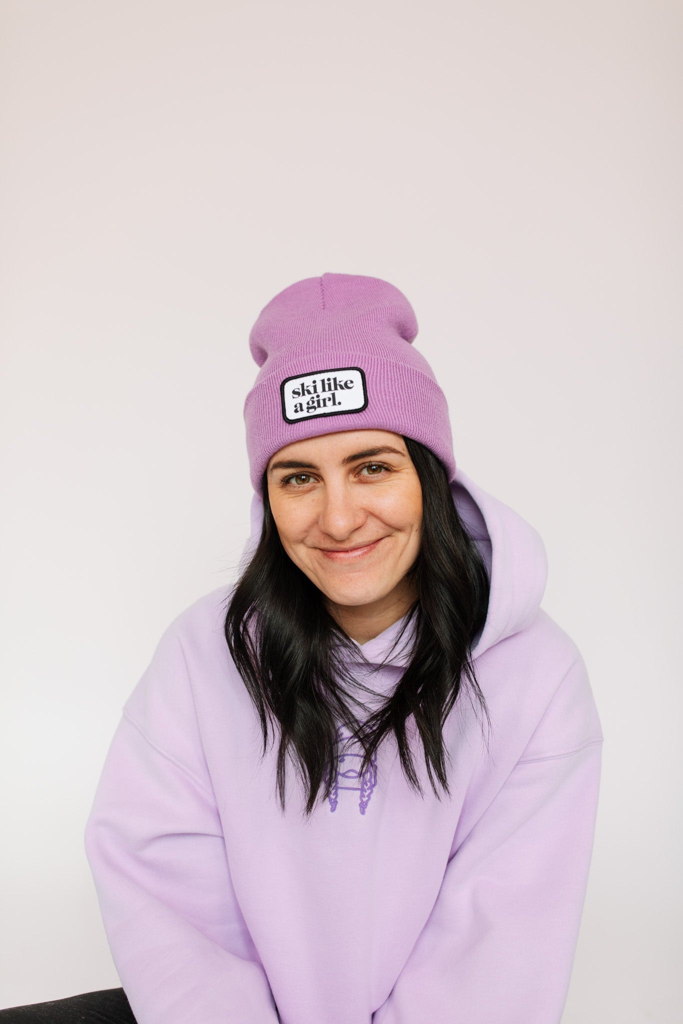 Ski Like A Girl | Berry Patch Beanie