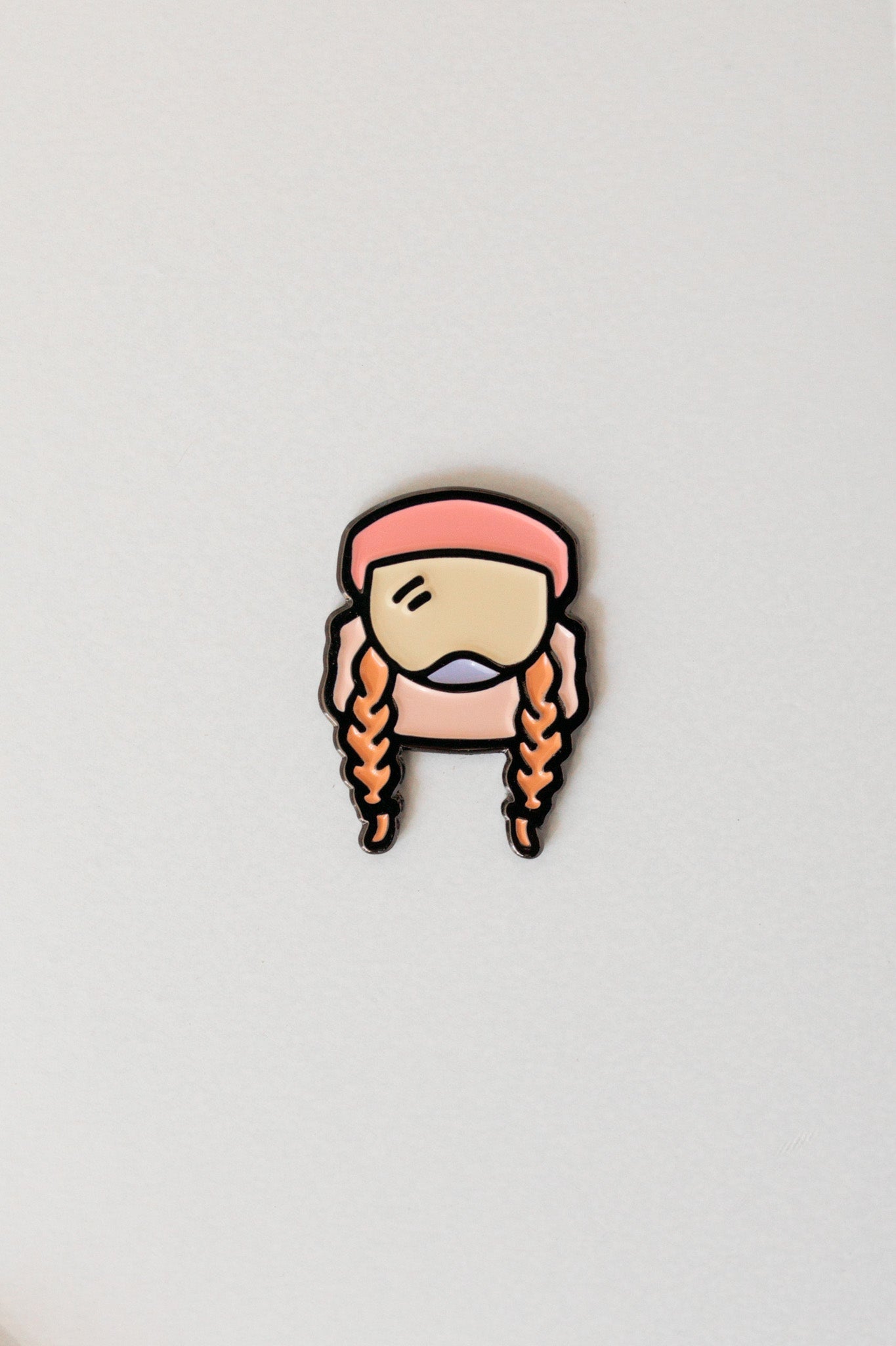 Ski Like a Girl | Sendy Peach Pin