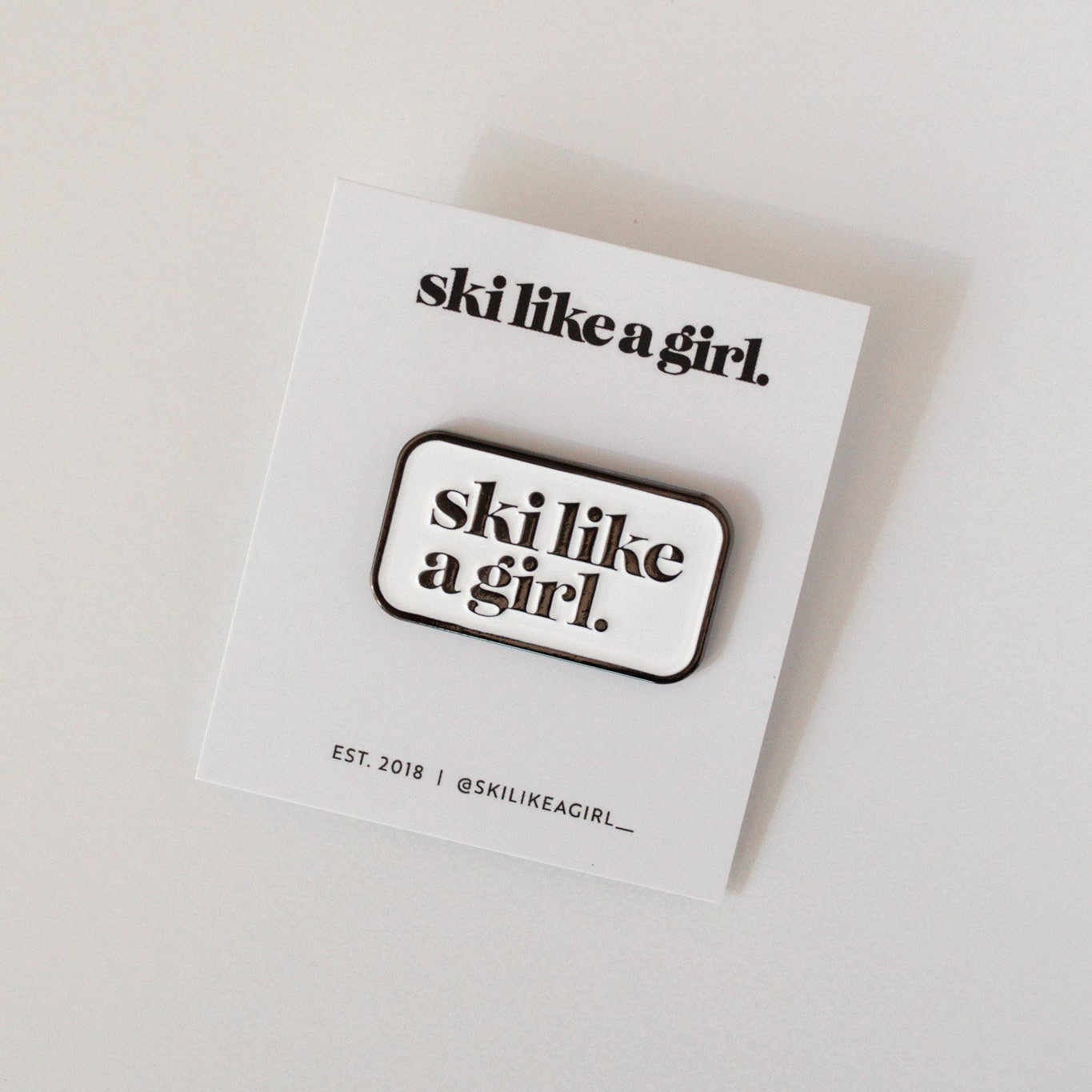 Ski Like a Girl | Patch Pin