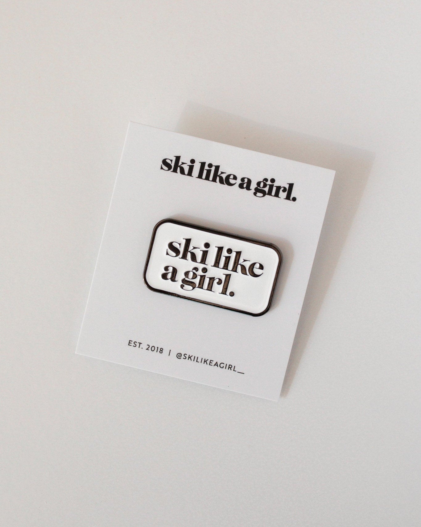 Ski Like a Girl | Patch Pin