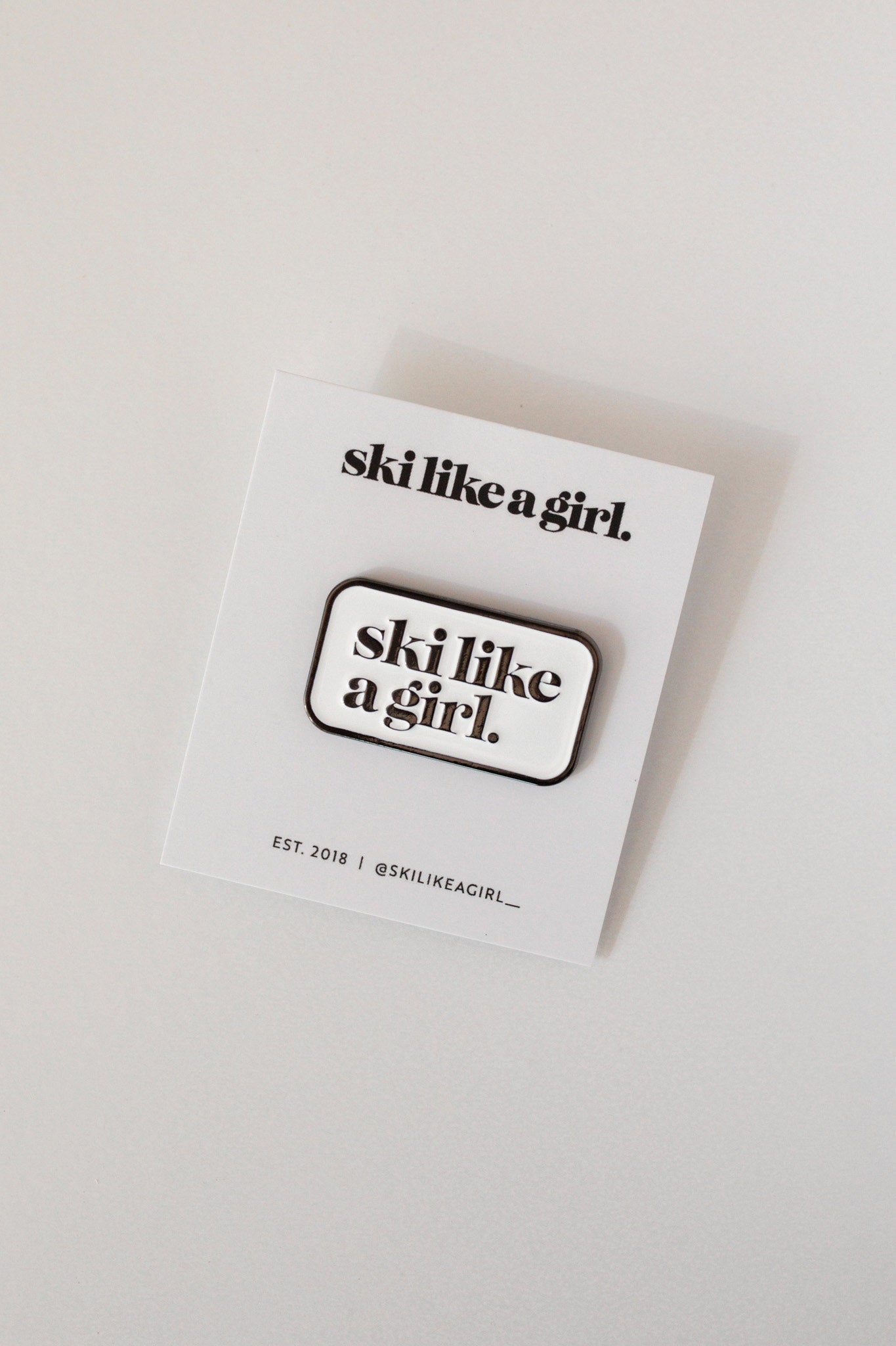 Ski Like a Girl | Patch Pin