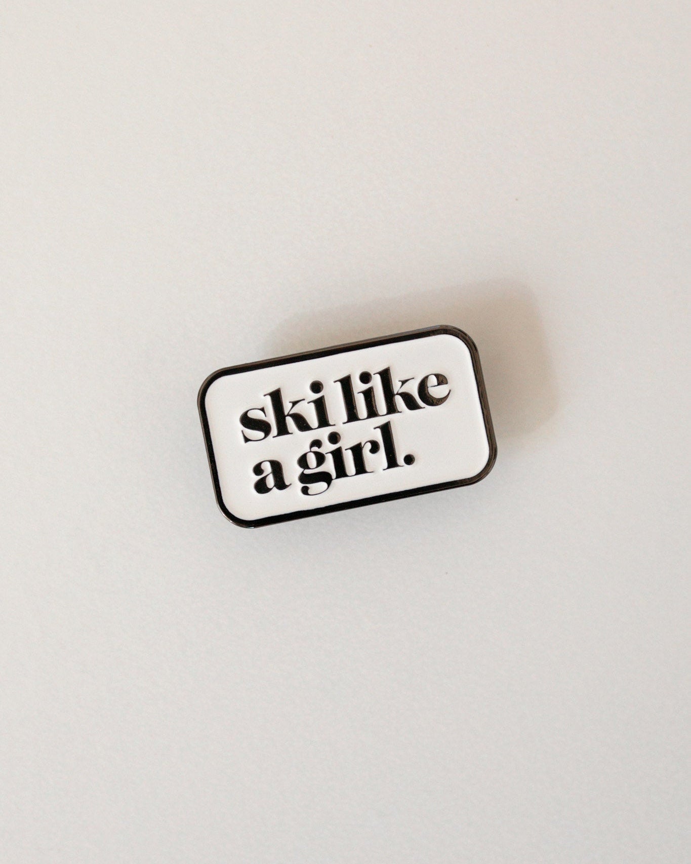 Ski Like a Girl | Patch Pin