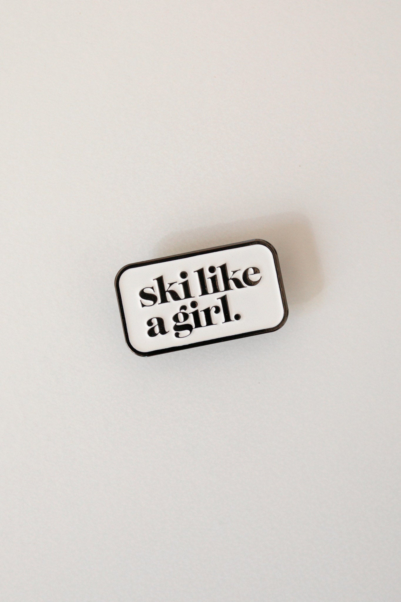 Ski Like a Girl | Patch Pin