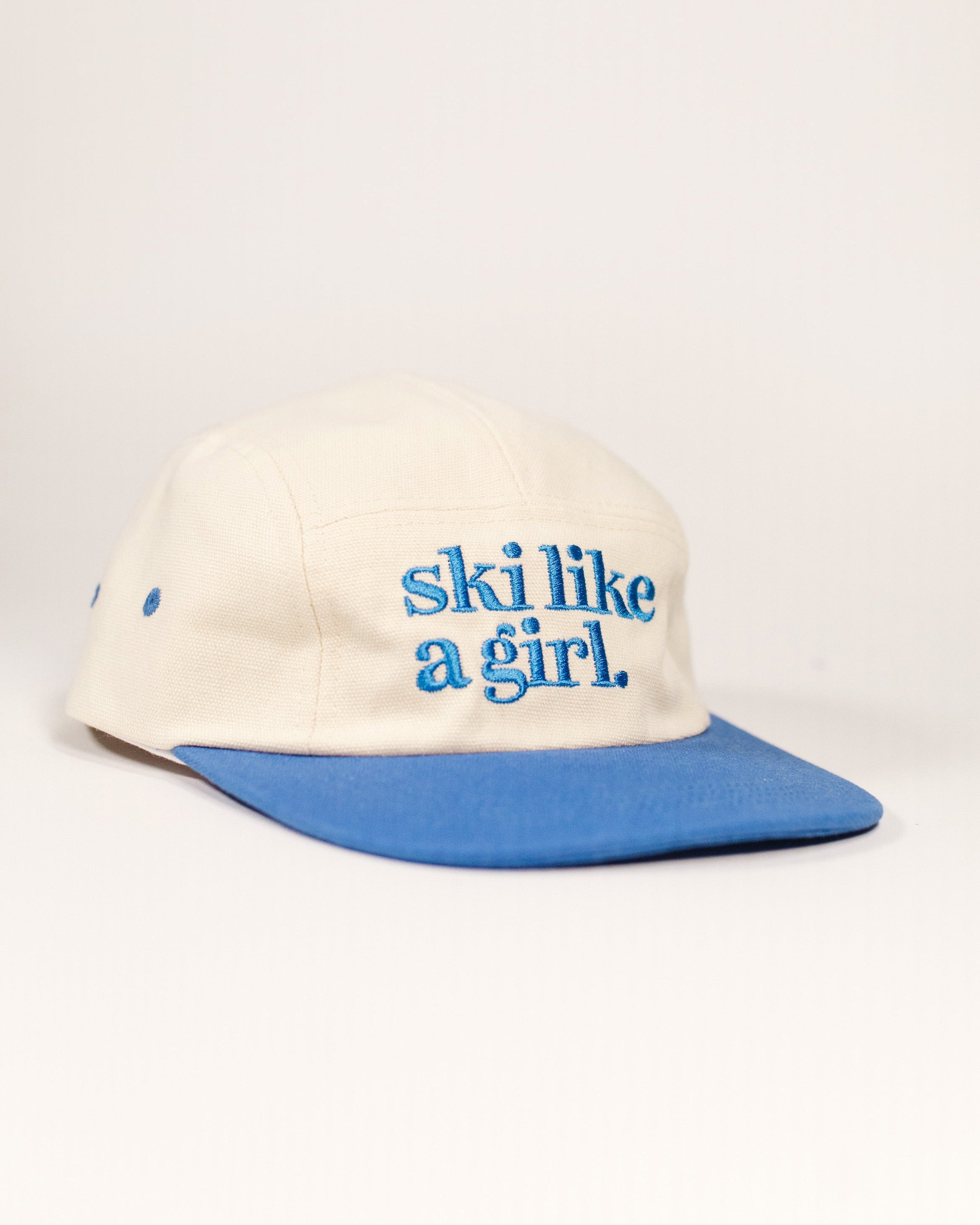Ski Like a Girl | Royal Embroidered 5 Panel