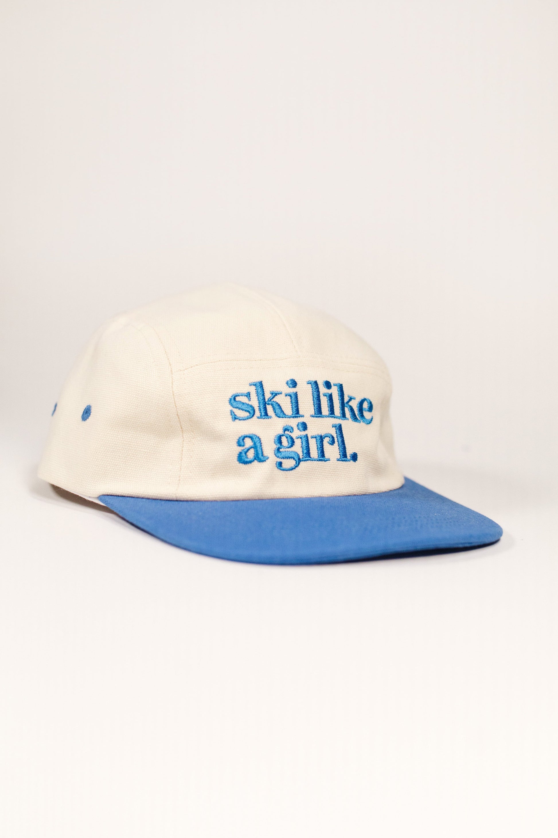 Ski Like a Girl | Royal Embroidered 5 Panel