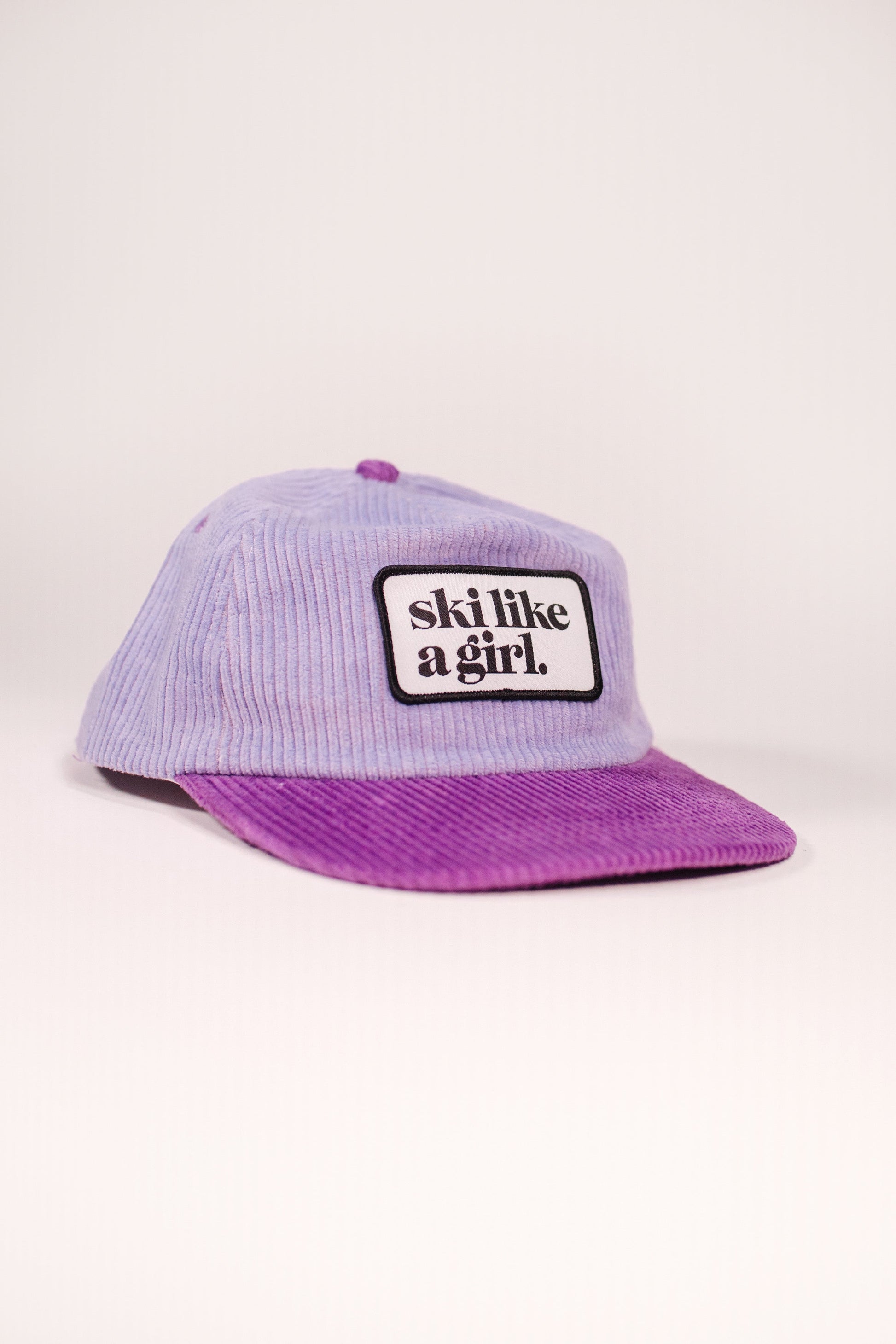 Ski Like a Girl | Purple Classic Patch 5 Panel