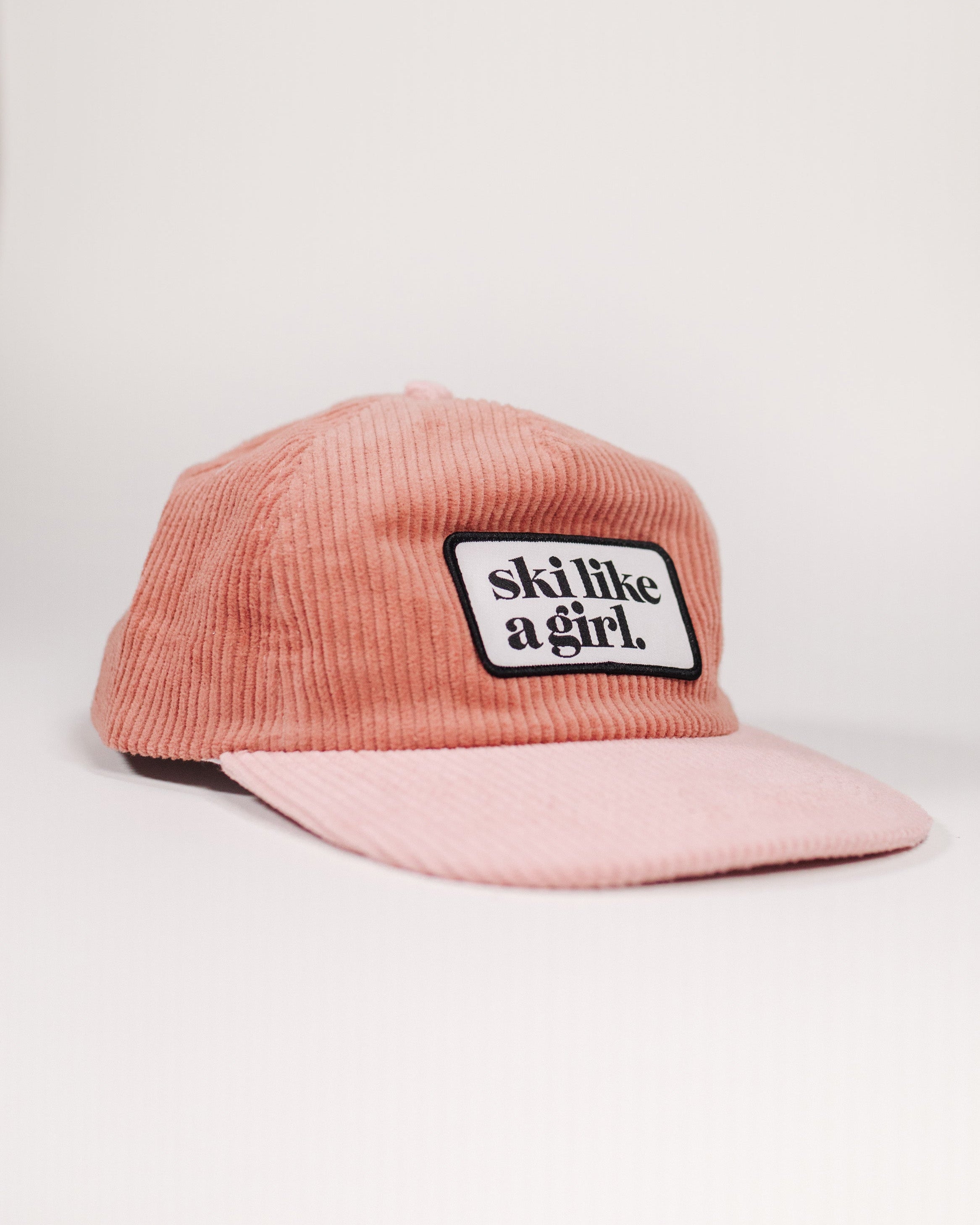 Ski Like a Girl | Raspberry Classic Patch 5 Panel