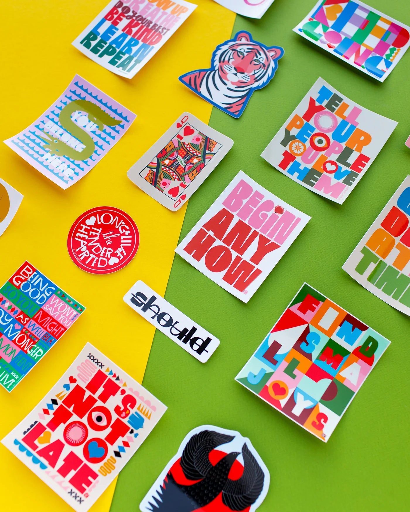 Lisa Congdon Art & Illustration | One Day at a Time Large Sticker