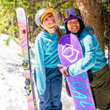 Shred the Patriarchy Crewneck | Heather Blue Lagoon Ski