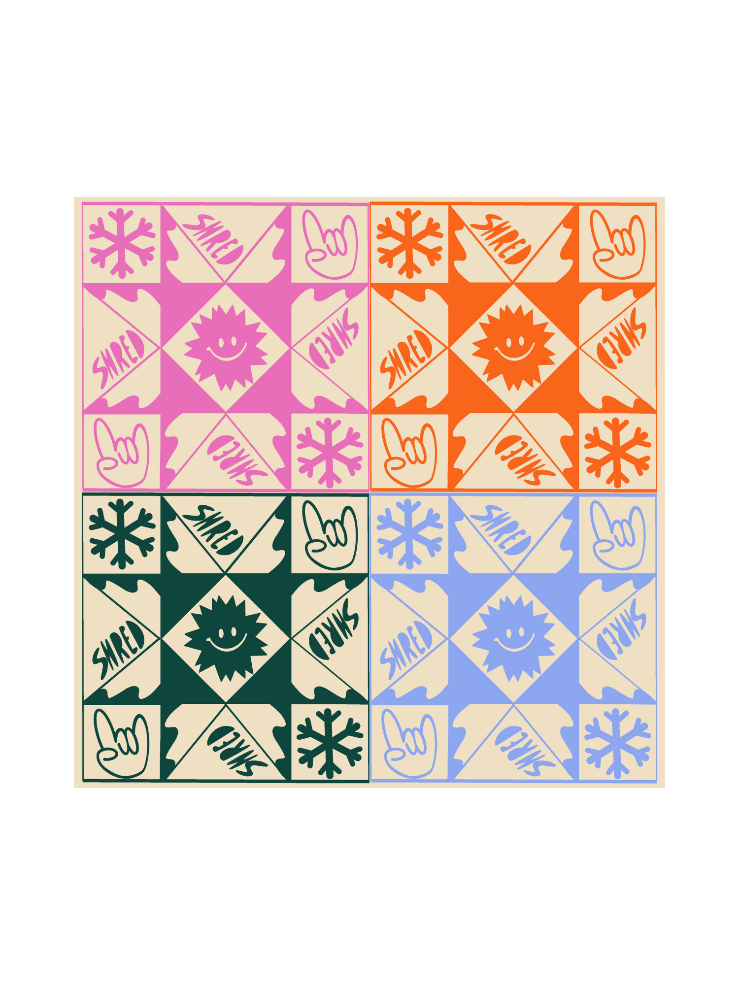 Shred the Patriarchy Quilt Sticker