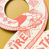 Blackbird Letterpress | You're the Best Snake Card