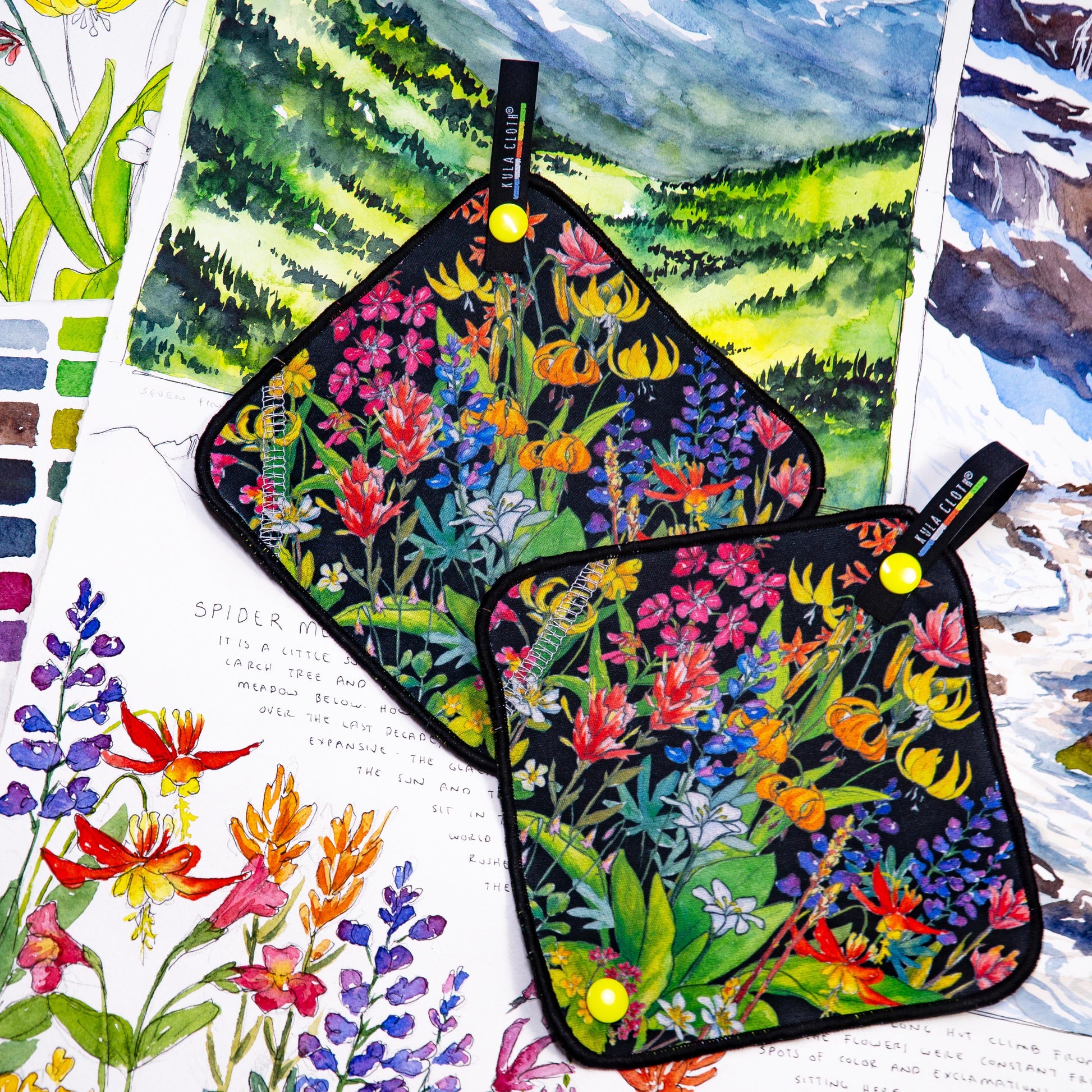 Kula Cloth® | Alpine Wildflowers Artist Series