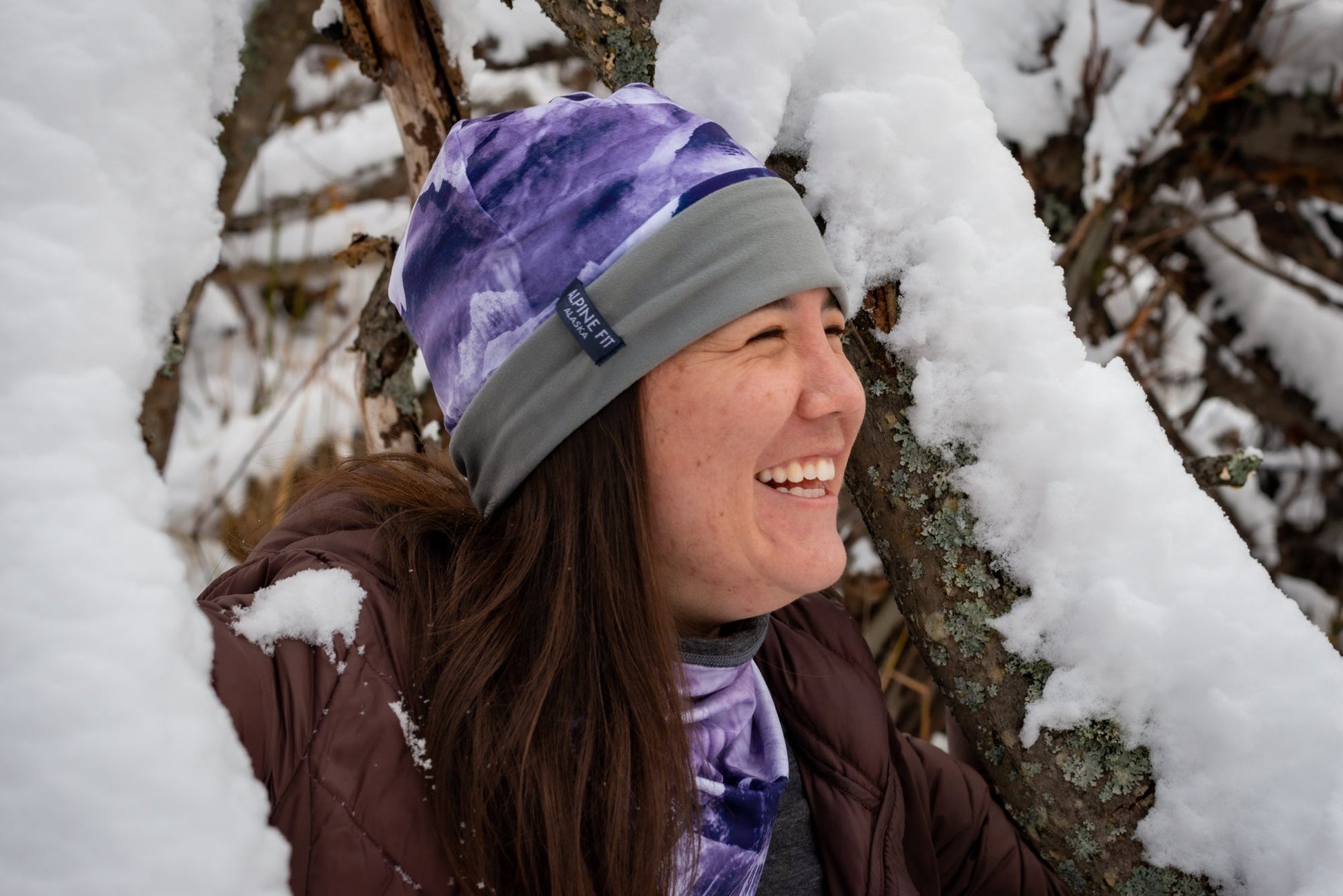Alpine Fit | Mountain V Merino Wool Neck Warmer