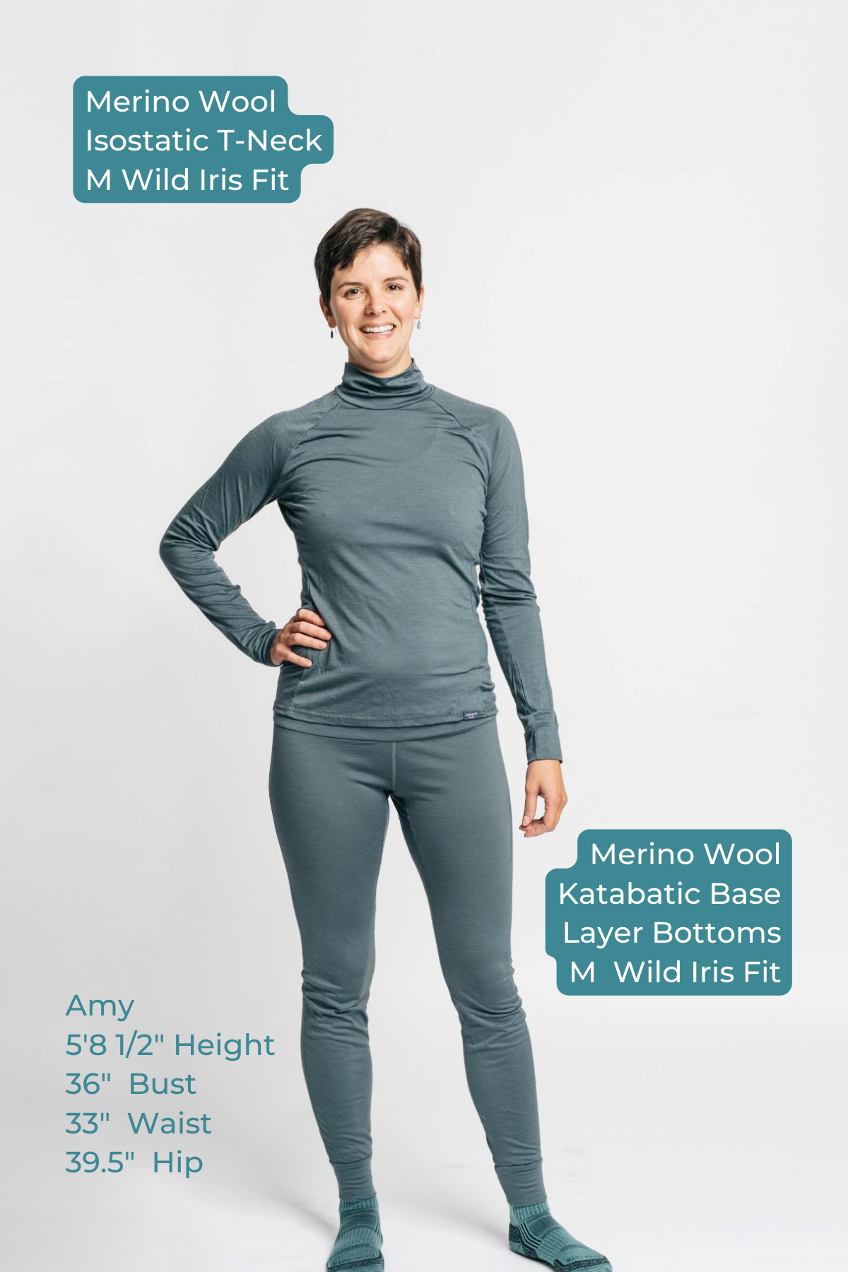 Alpine Fit | Merino Wool Isostatic T-Neck Top