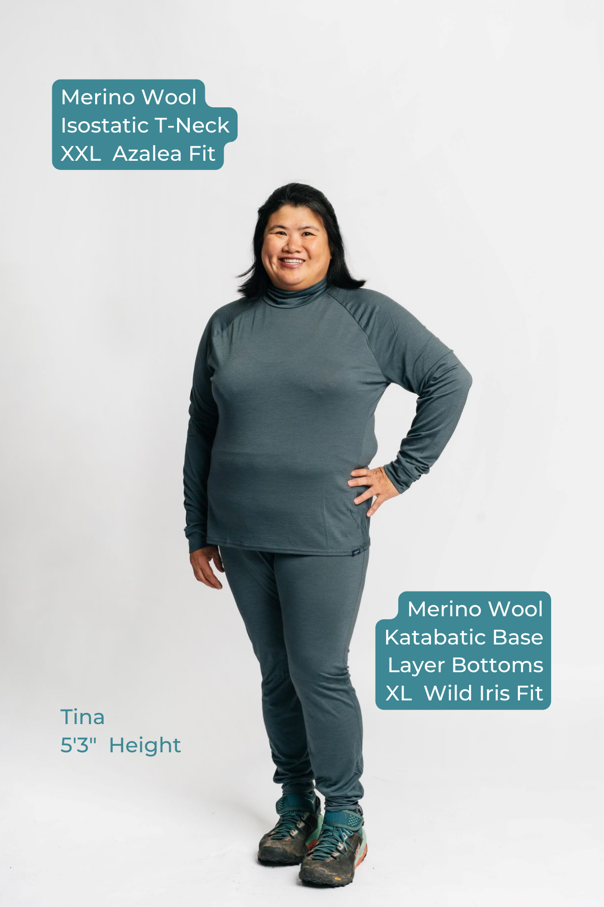 Alpine Fit | Merino Wool Isostatic T-Neck Top
