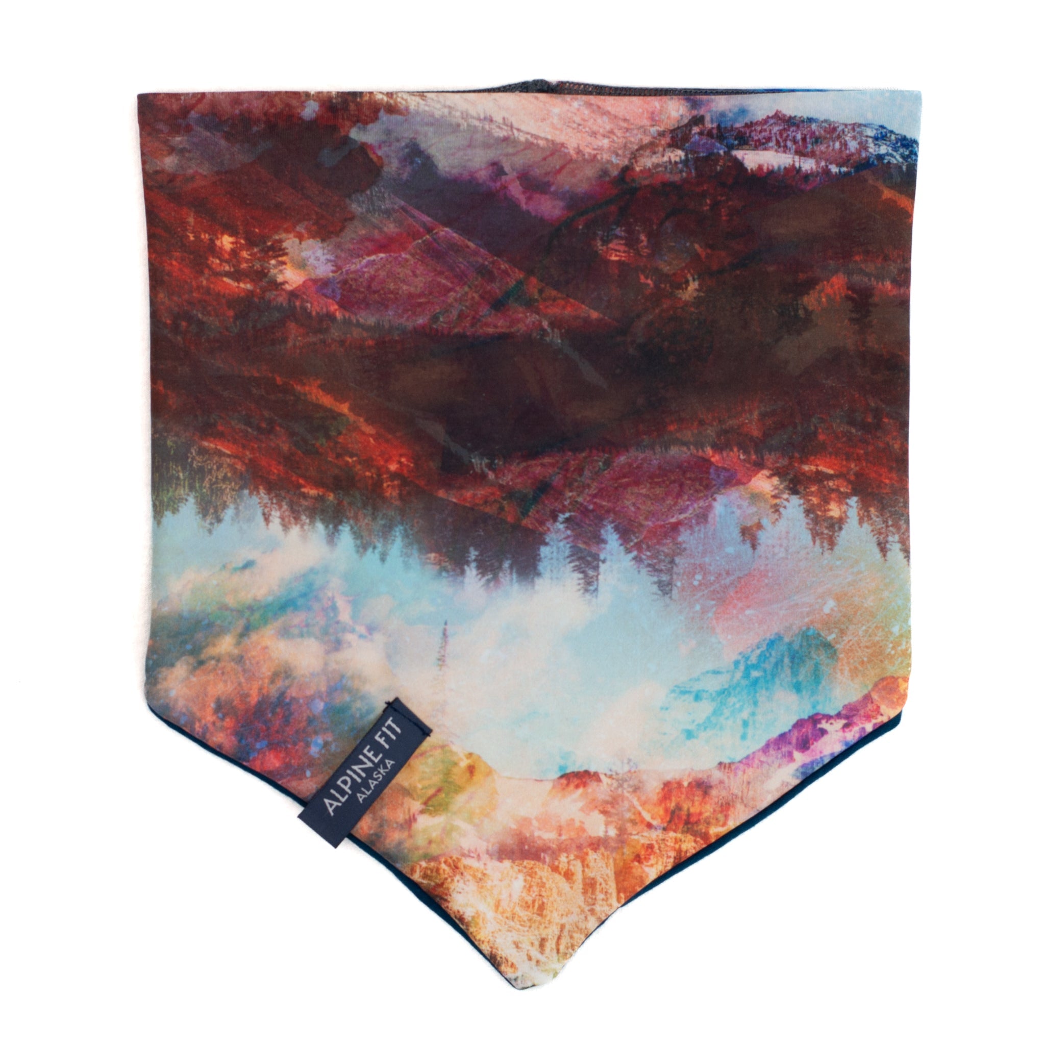 Alpine Fit | Mountain V Merino Wool Neck Warmer
