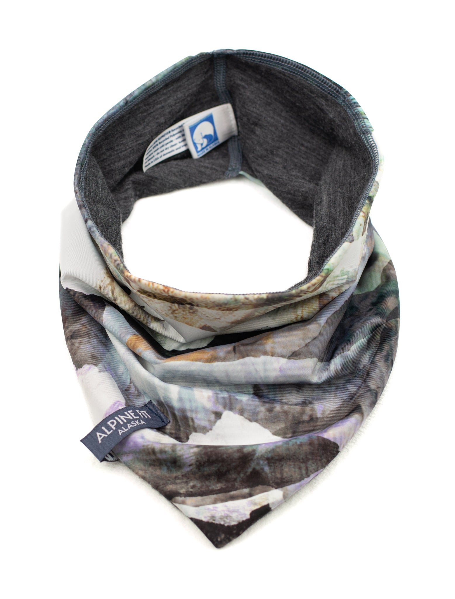 Alpine Fit | Mountain V Merino Wool Neck Warmer
