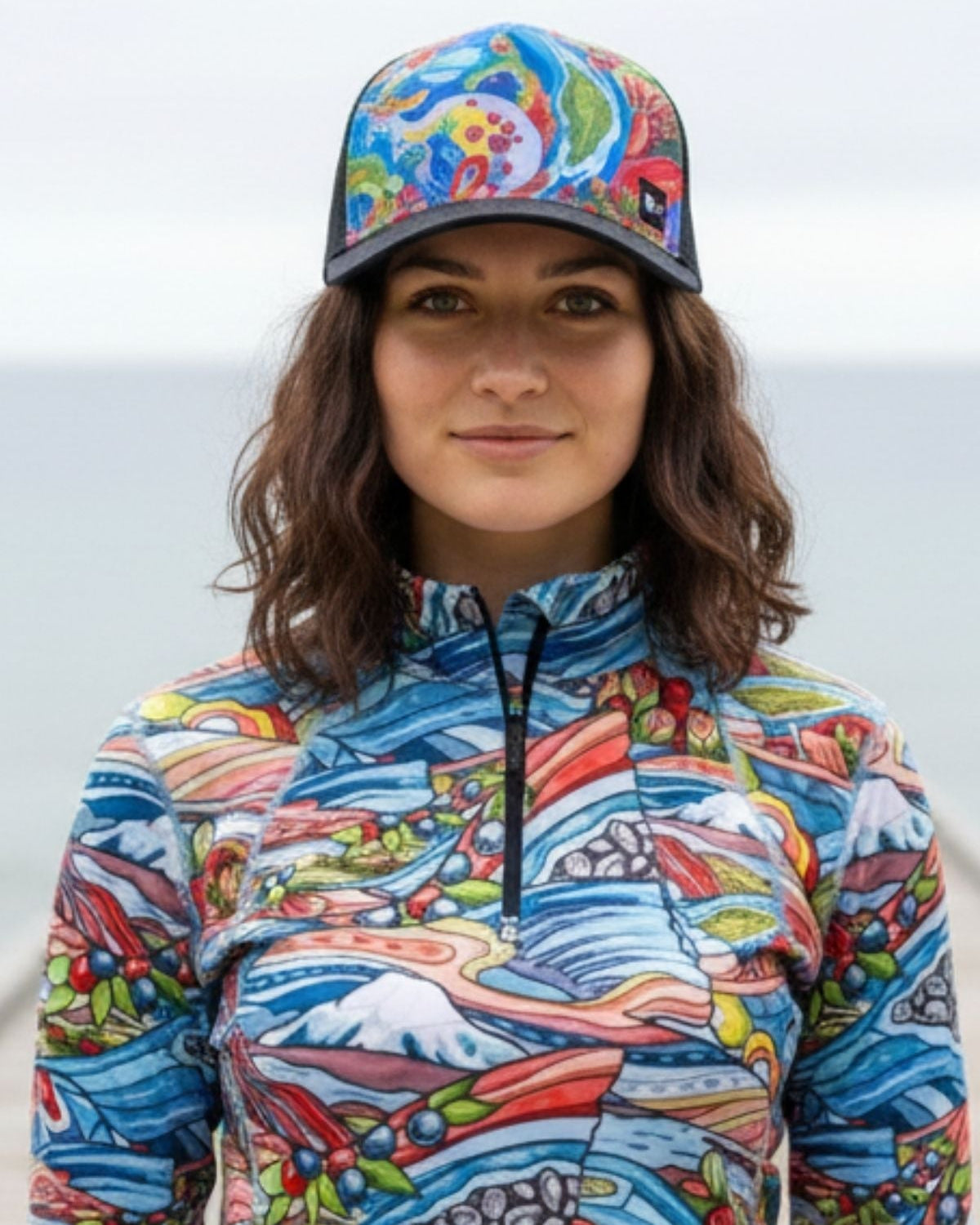 FisheWear | Charvana Abstract Trucker Hat