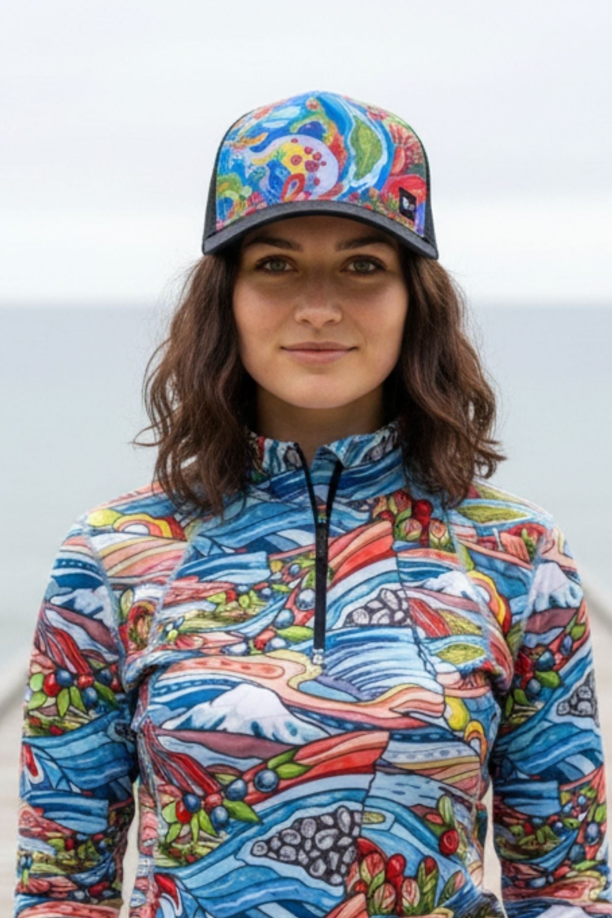 FisheWear | Charvana Abstract Trucker Hat